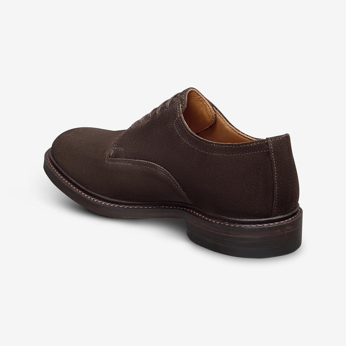Trevor Plain-toe Derby Shoe - Bitter Chocolate Suede