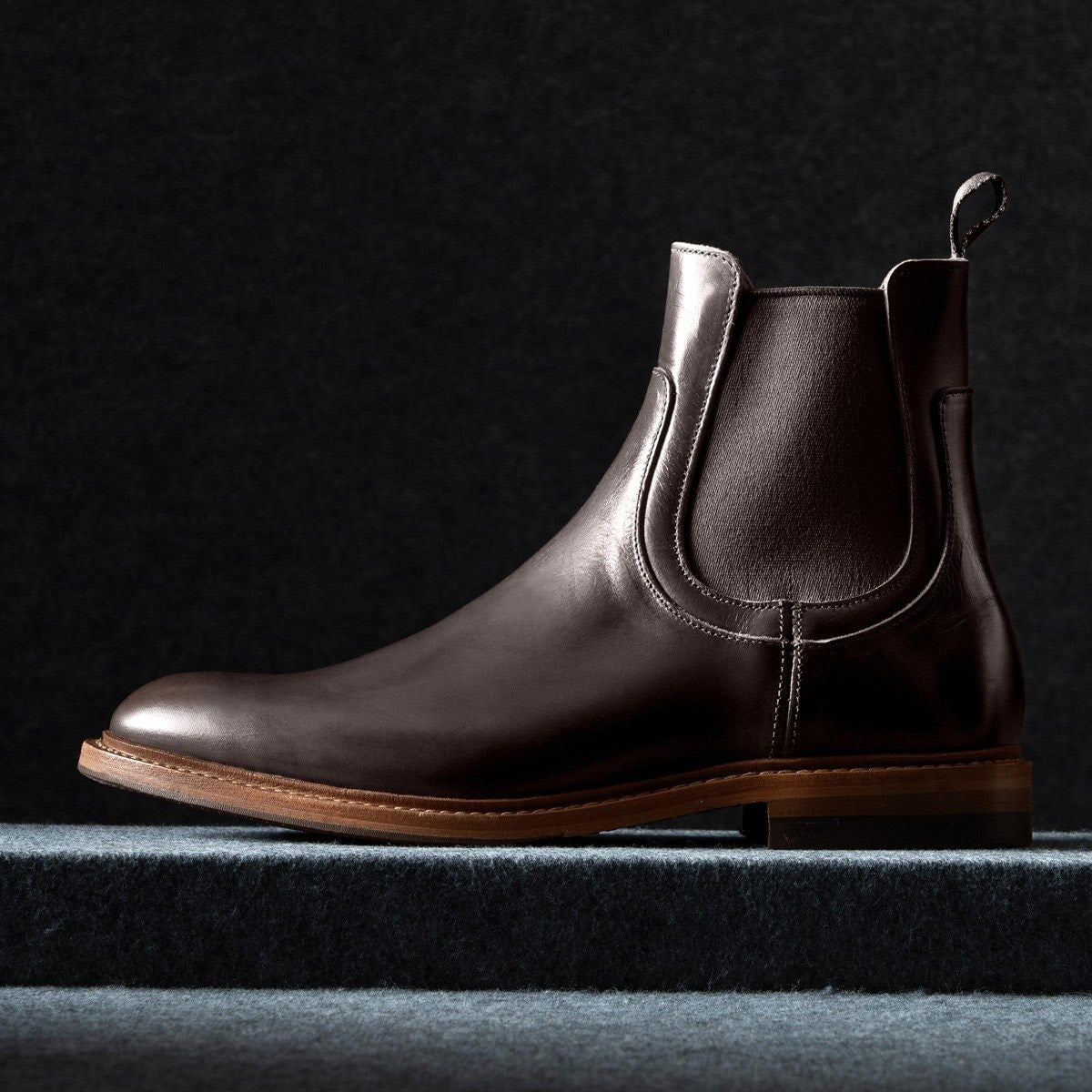 Tanner Weather-ready Chelsea Boot - Brown Chromexcel Leather