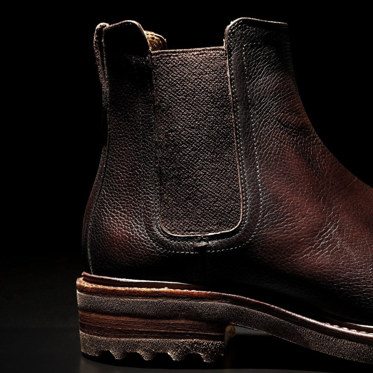 Nash Reserve Chelsea Dress Boot - Dark Brown Leather