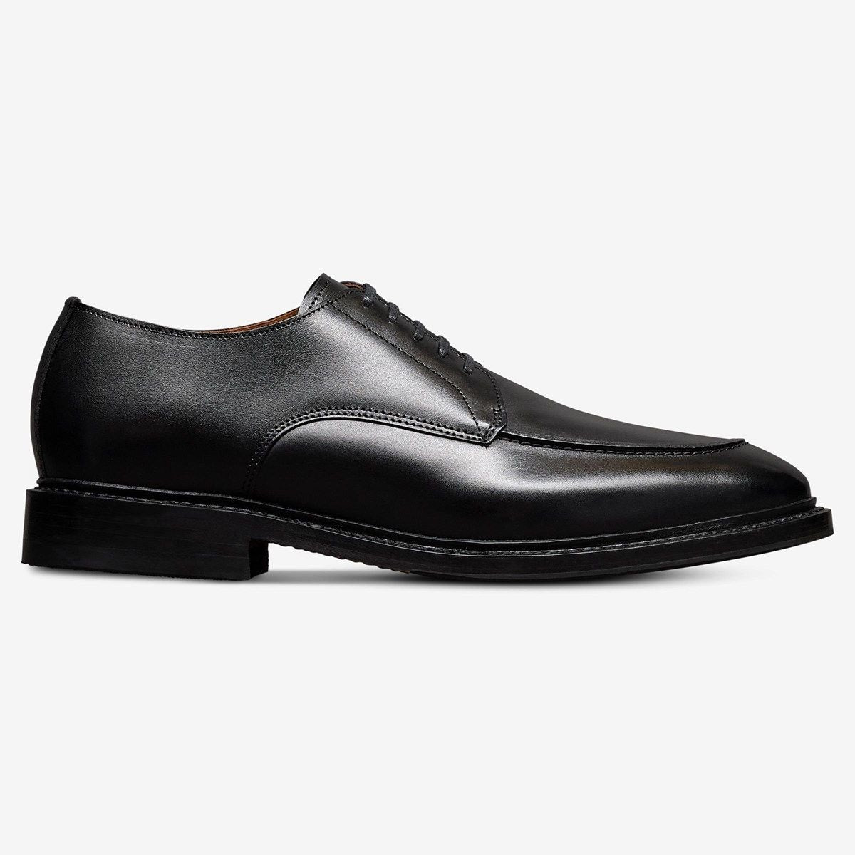 Rivington Apron-toe Derby Dress Shoe - Black Leather