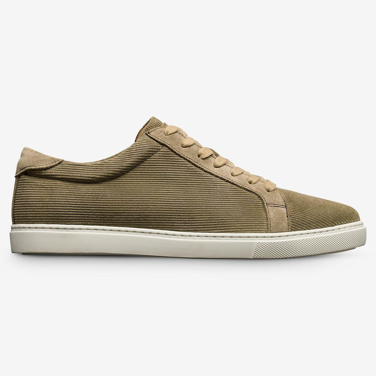 Courtside Lace-up Sneaker - Tobacco Corduroy Texture Suede