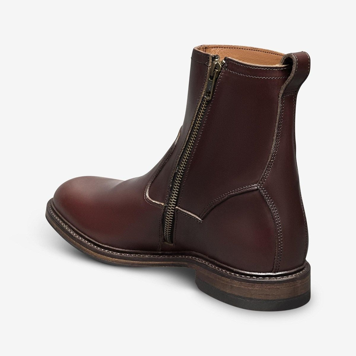 Tompkins Zip-up Boot - Burgundy Leather