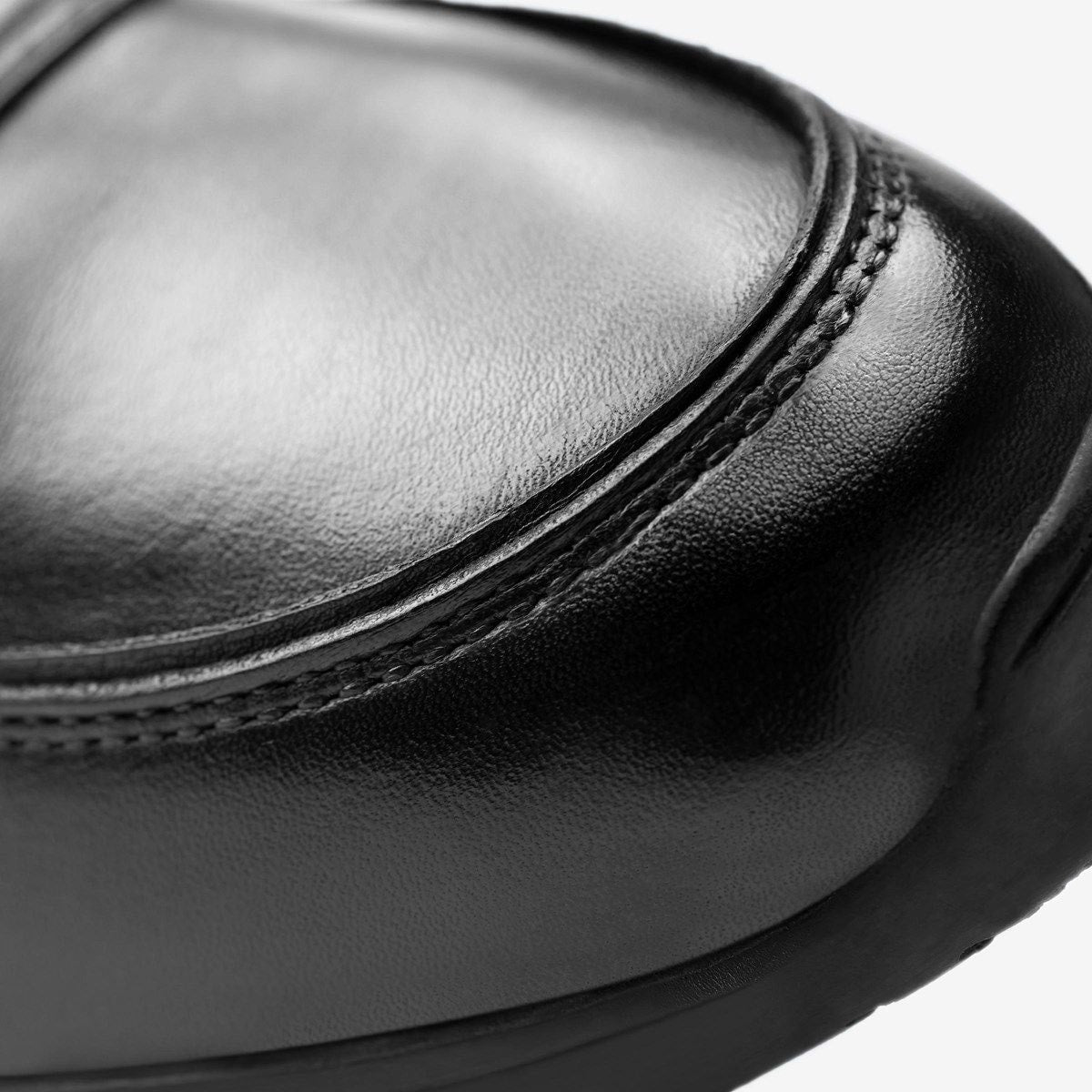 Brentwood Reserve Lace-up Sneaker - Black Leather
