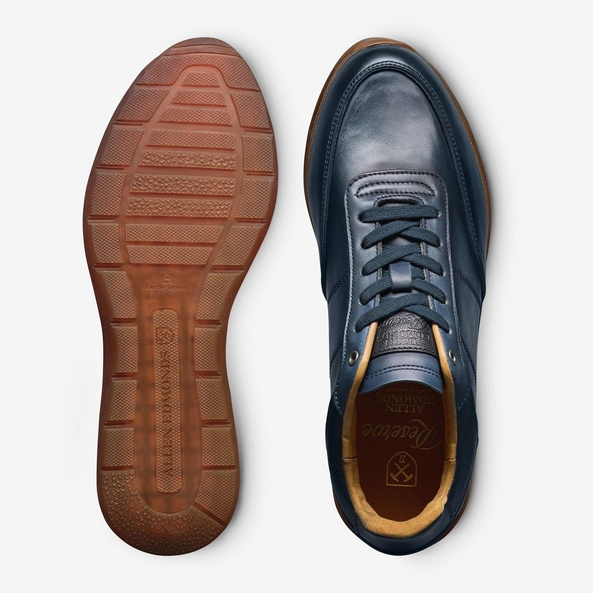 Brentwood Reserve Lace-up Sneaker - Navy Leather
