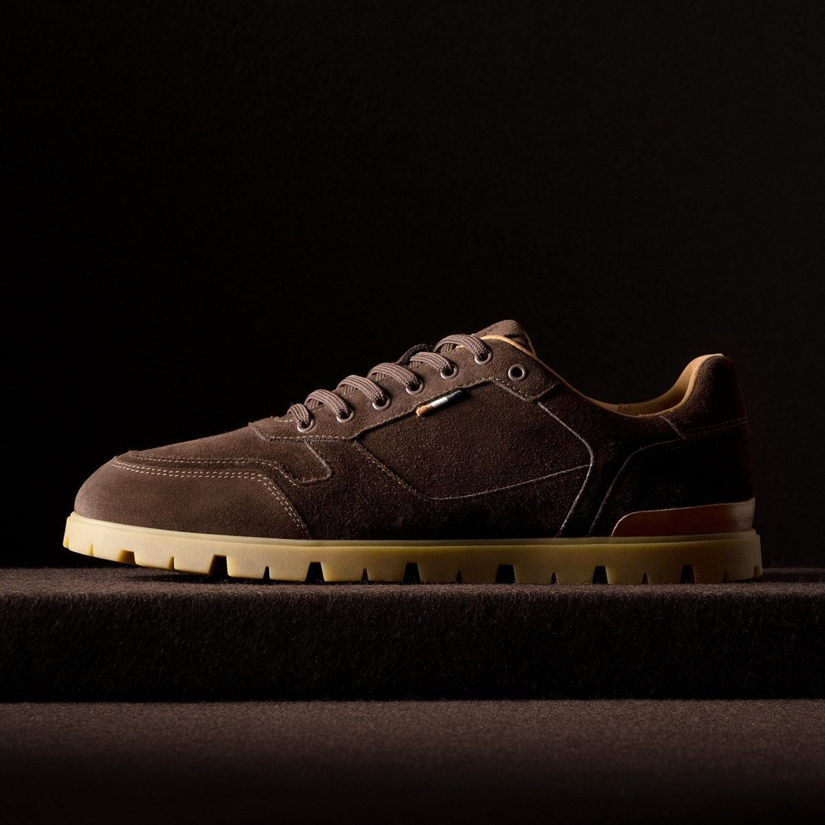 Vail Lug Sneaker - Polo Brown Suede