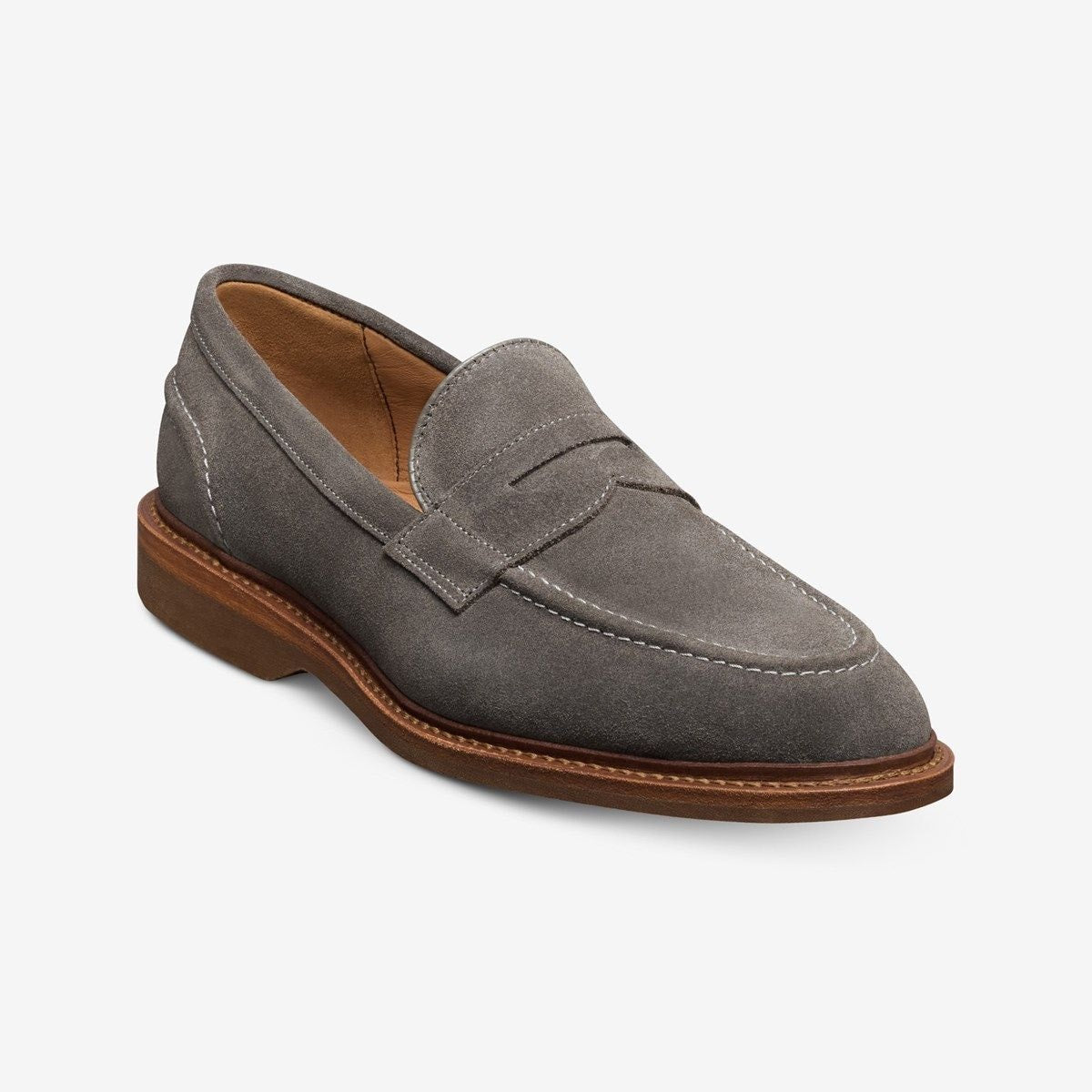 Randolph Verse Penny Loafer - Dark Grey Suede