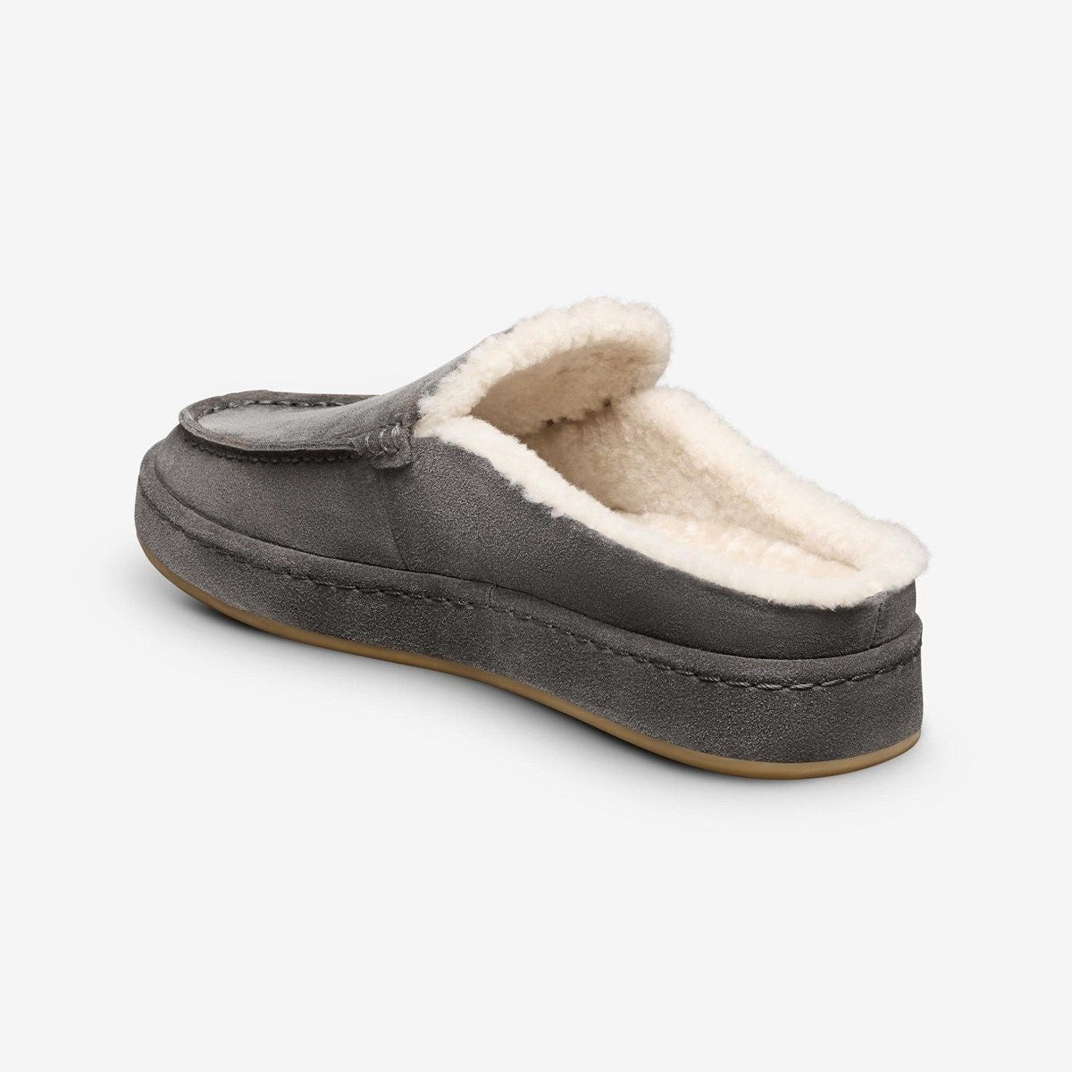 Bowen Slipper - Dark Grey Suede