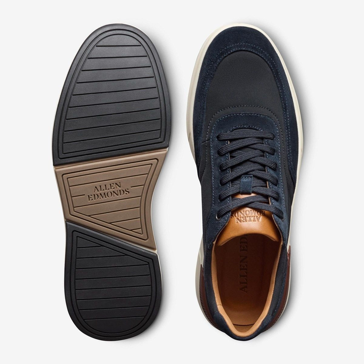 Gramercy Sport Sneaker - Navy Fabric And Suede