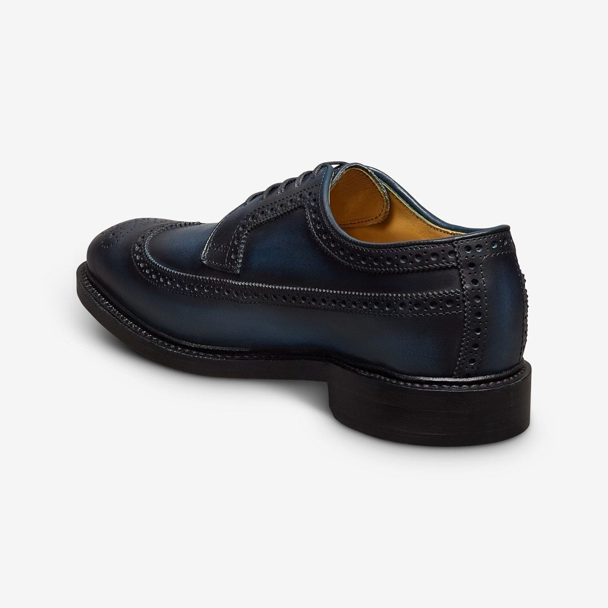 Mason Reserve Wingtip Derby Dress Shoe - Navy Leather