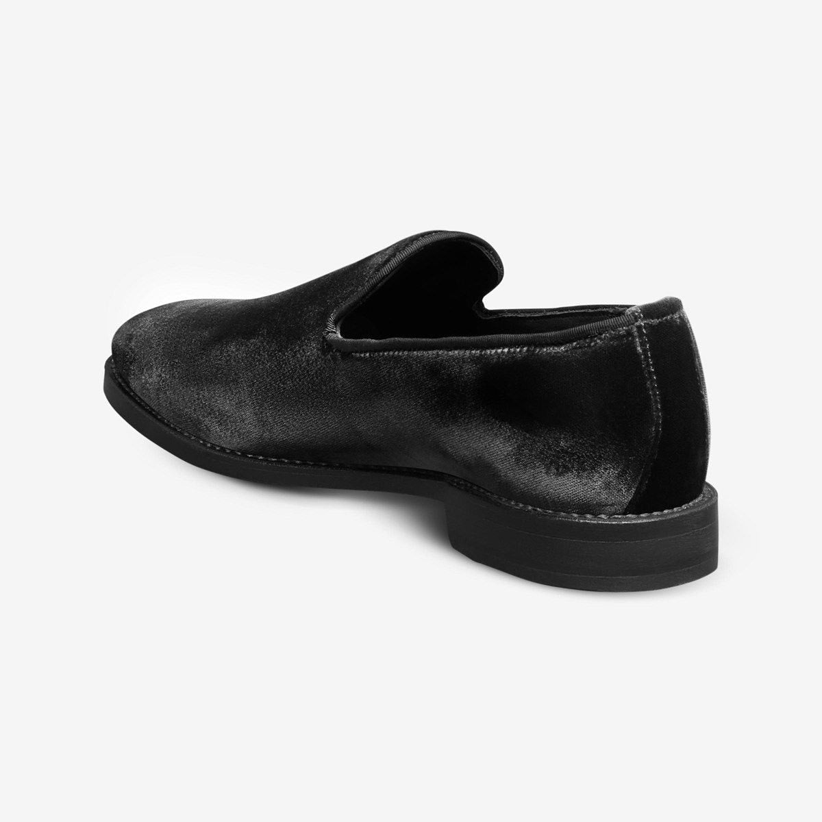 Robinson Smoking Slip-on Loafer - Black Velvet