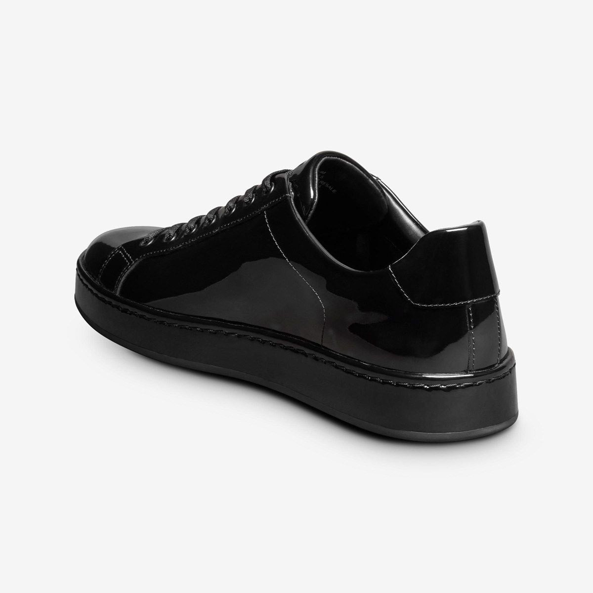 Barnes Lace-up Sneaker - Black Patent Leather