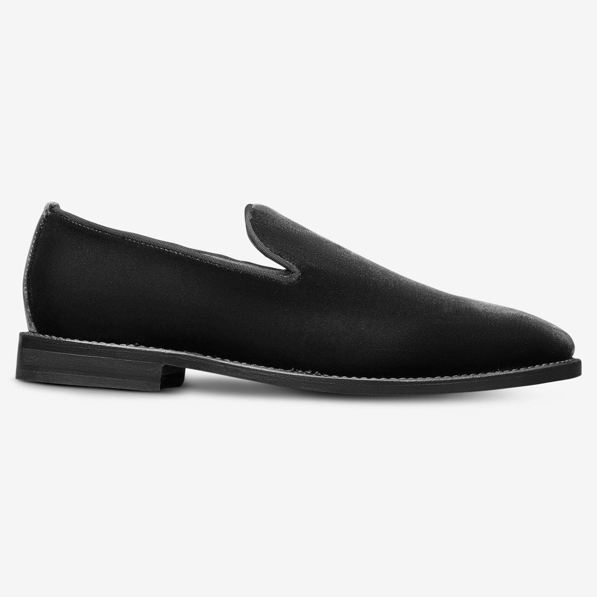 Factory Second Robinson Smoking Slip-on Loafer - Black Velvet