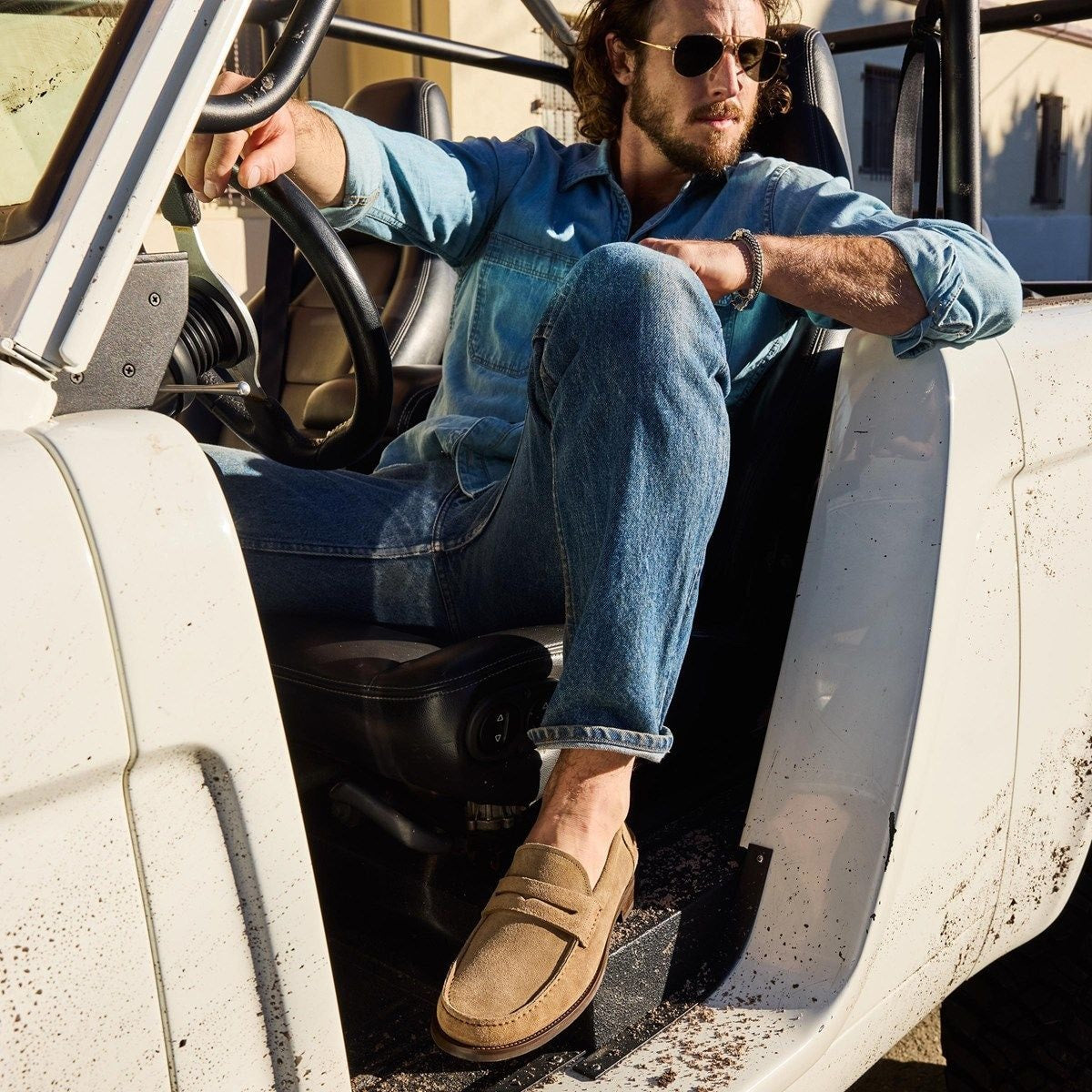 Sorrento Penny Loafer - Tobacco Suede