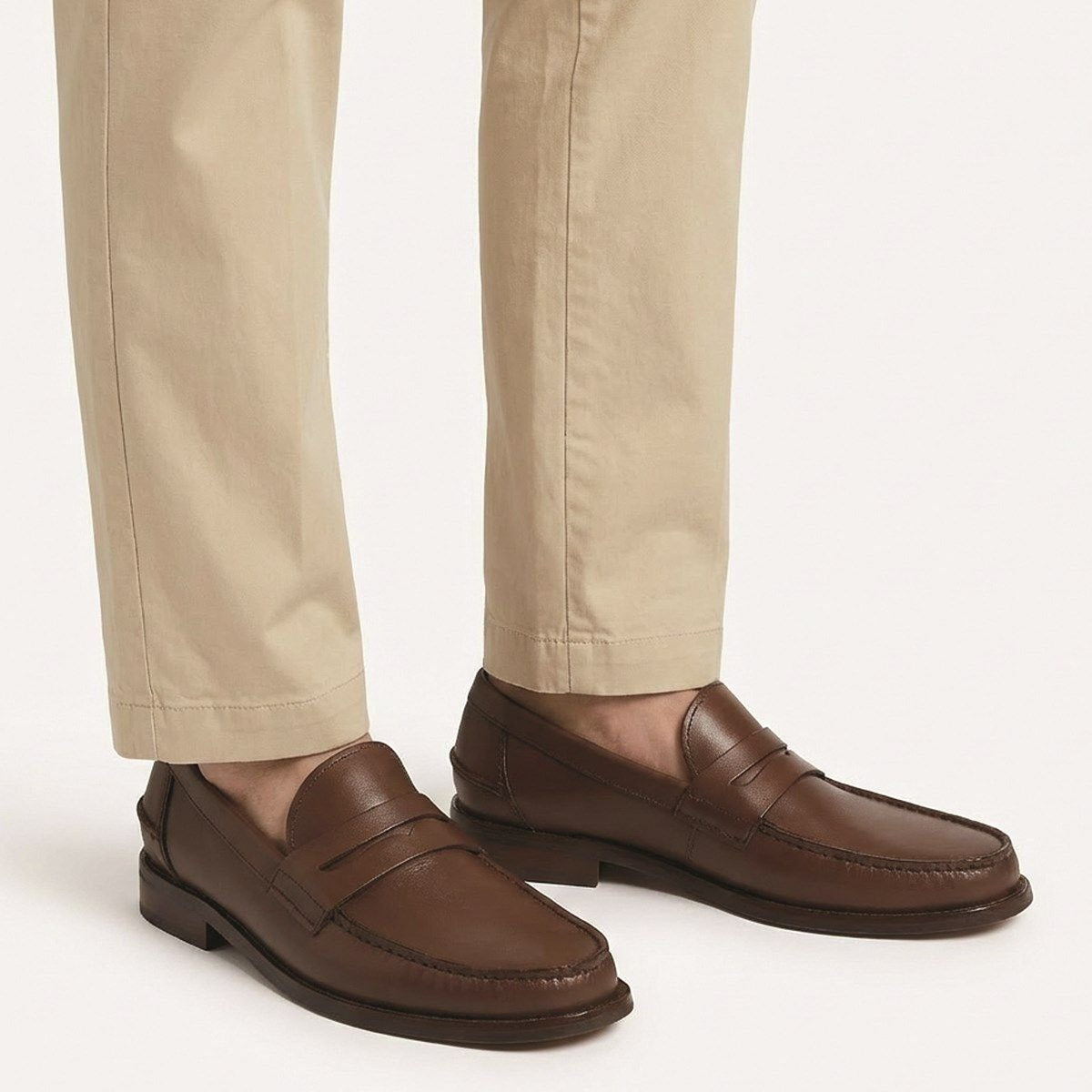 Sorrento Penny Loafer - Chili Leather