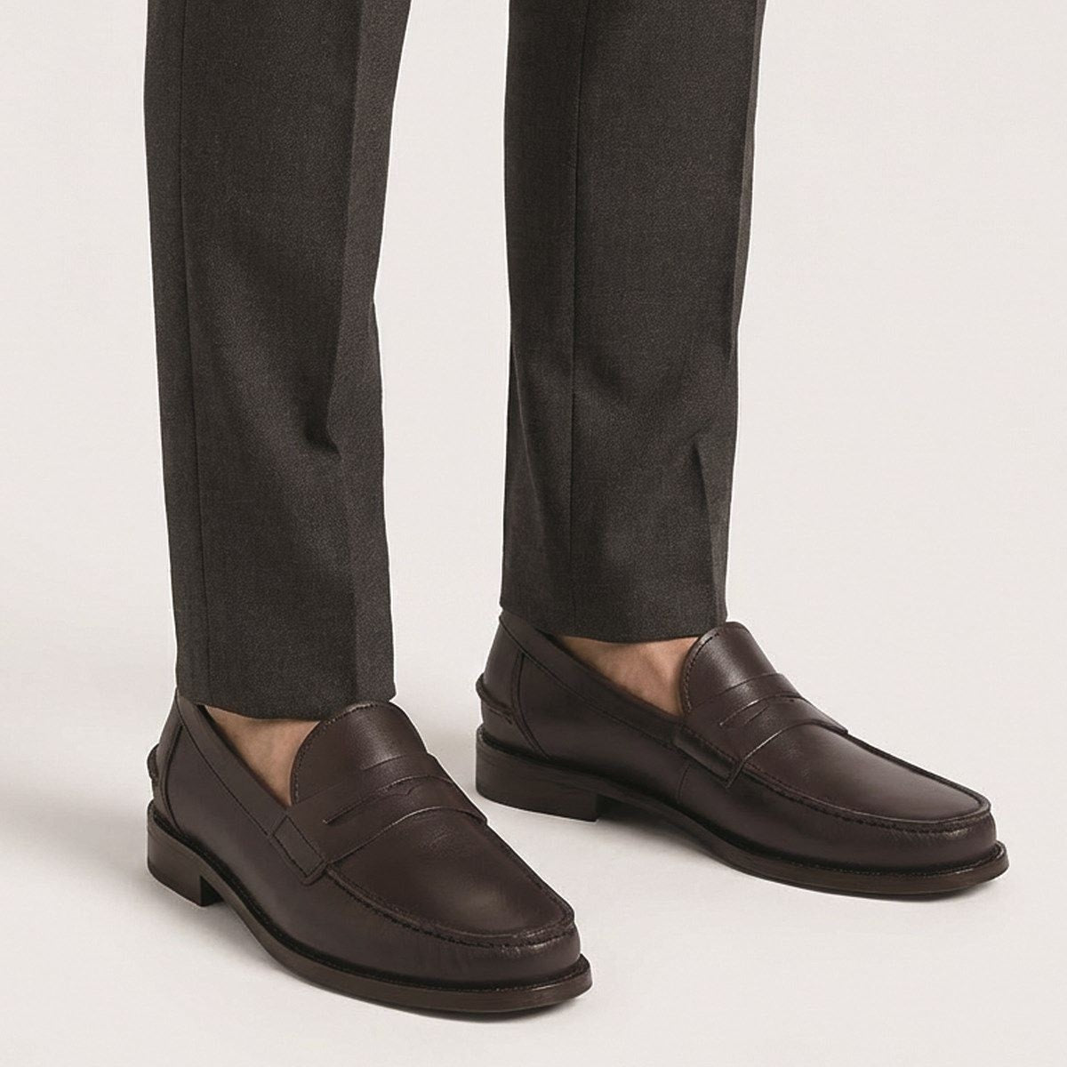 Sorrento Penny Loafer - Burgundy Leather
