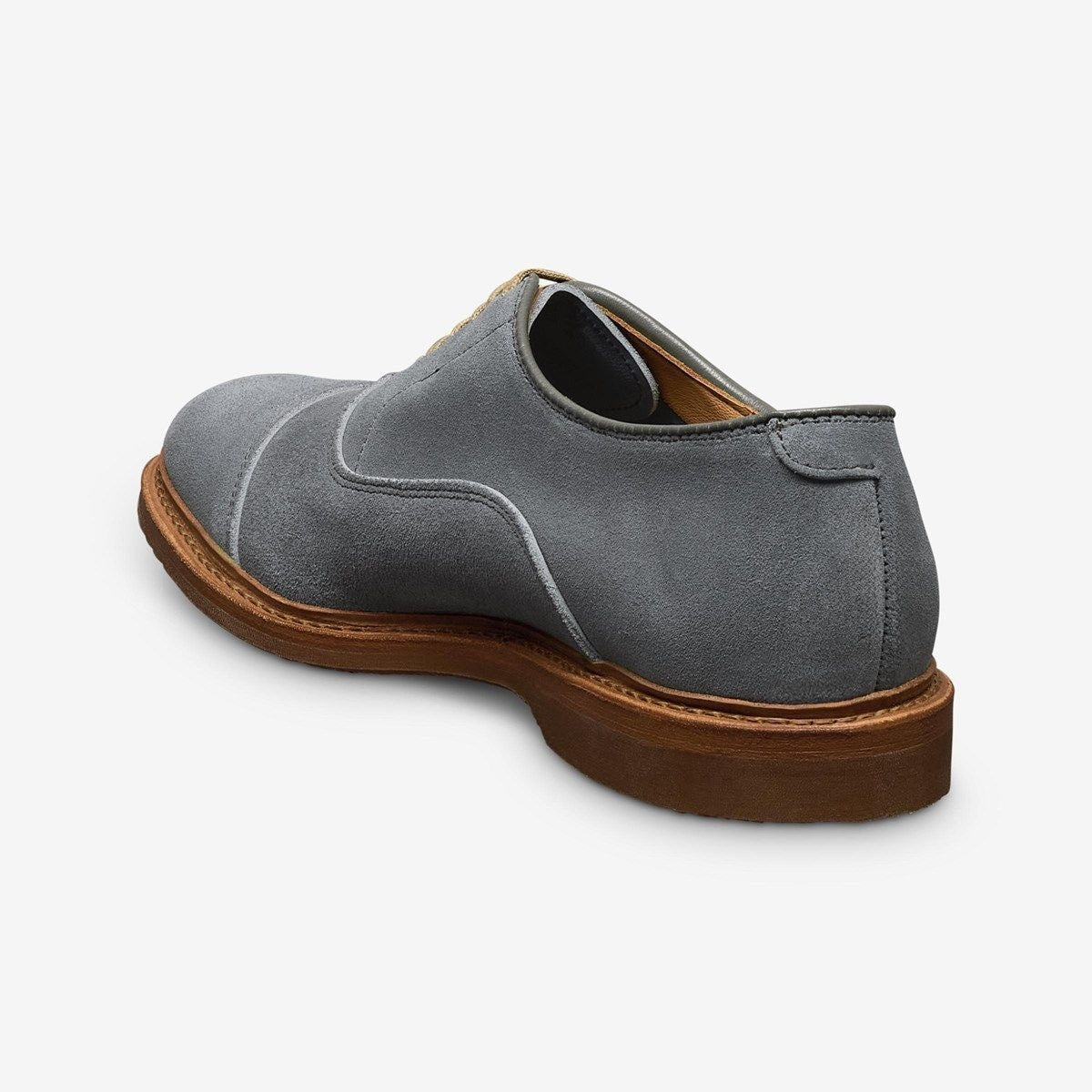 Park Avenue Verse Cap-toe Oxford Dress Shoe - Steel Blue Suede
