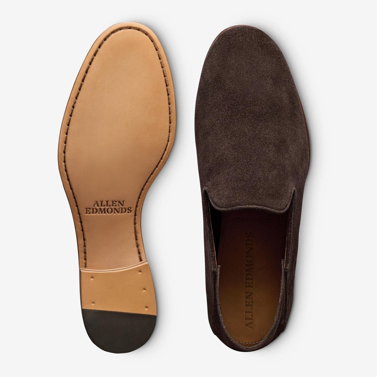 Portofino Slip-on Loafer - Bitter Chocolate Suede