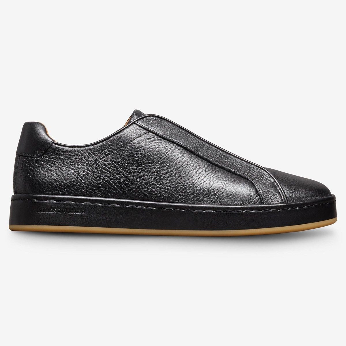 Banks Court Slip-on Stretch-lace Sneaker - Black Leather