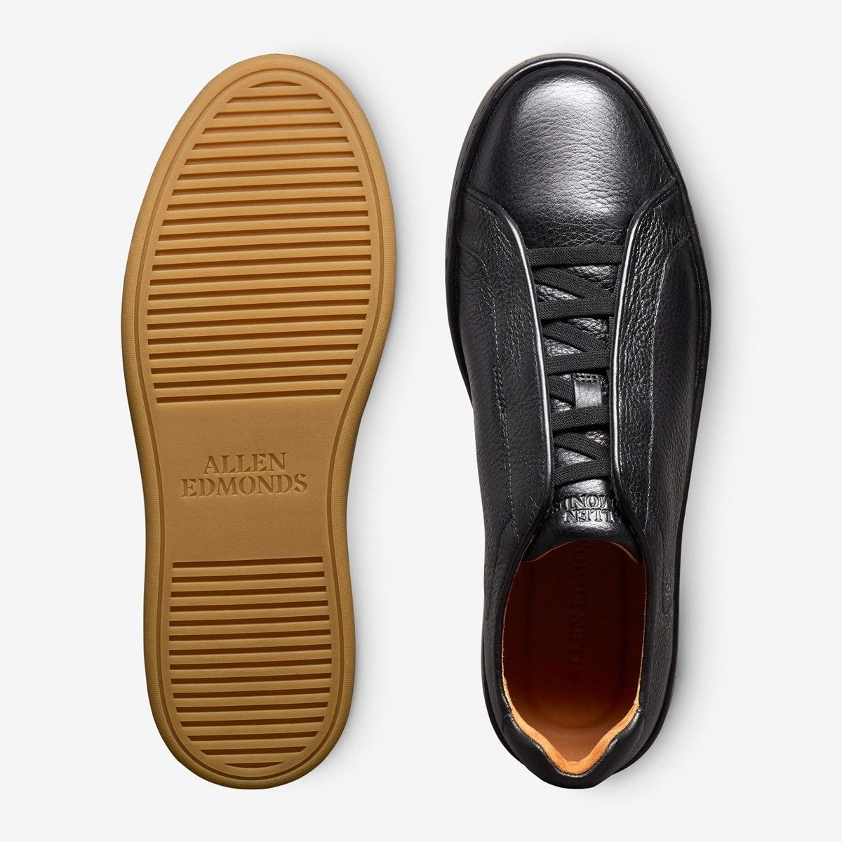Banks Court Slip-on Stretch-lace Sneaker - Black Leather