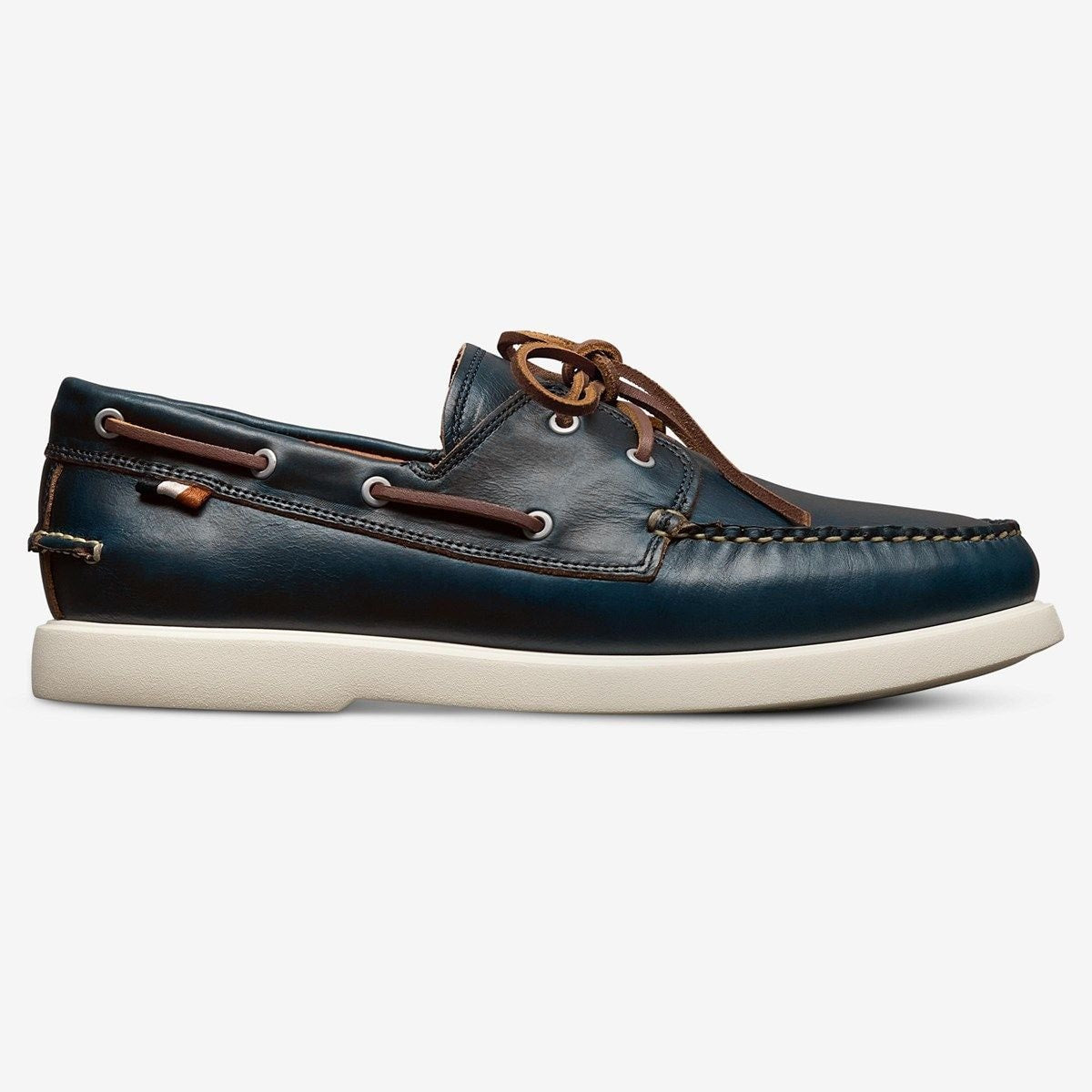 Panama Boat Shoe - Navy Leather