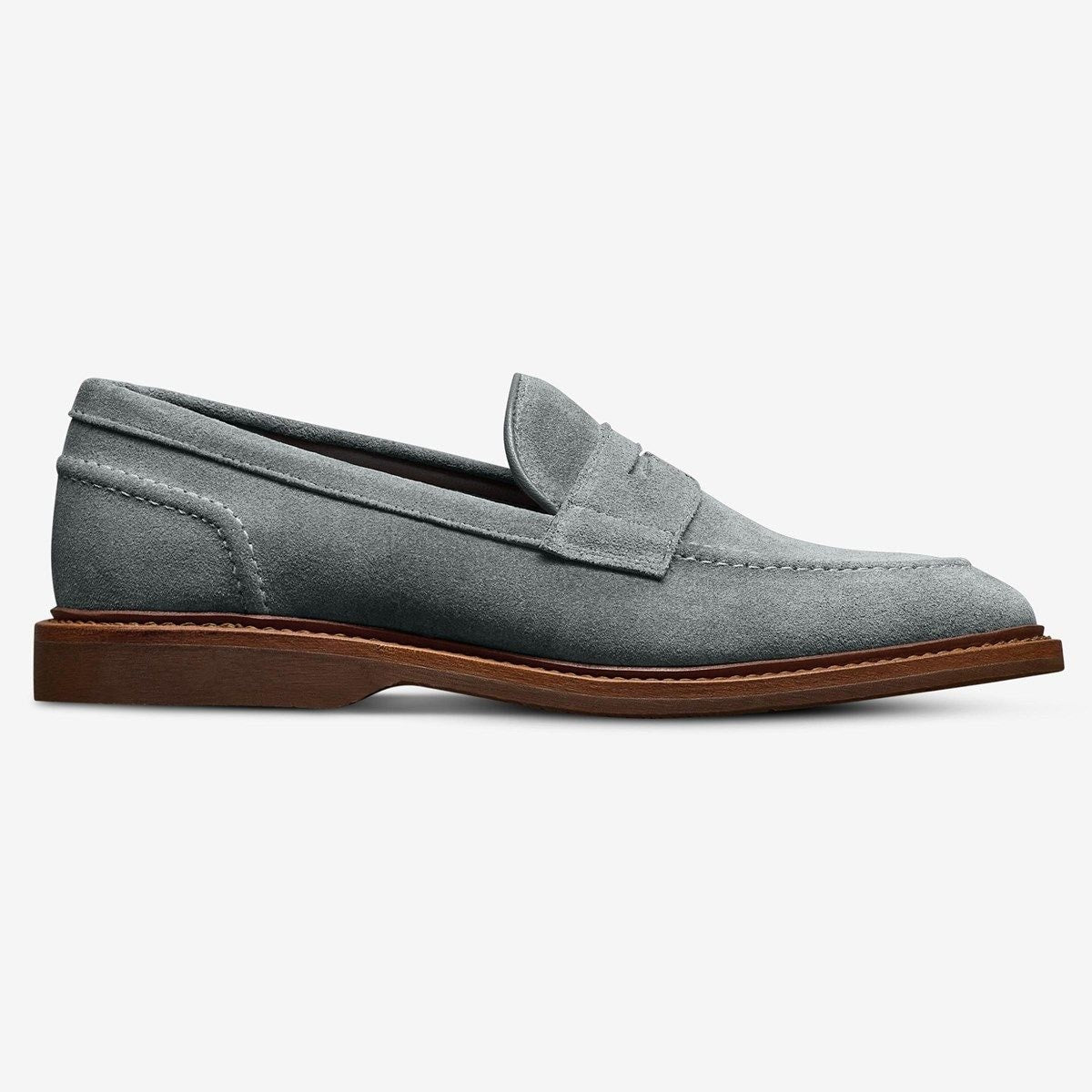 Randolph Verse Penny Loafer - Steel Blue Suede