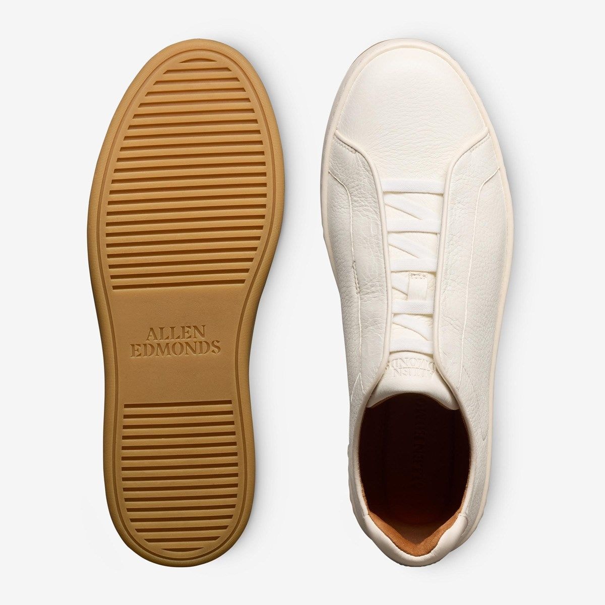 Banks Court Slip-on Stretch-lace Sneaker - White Leather
