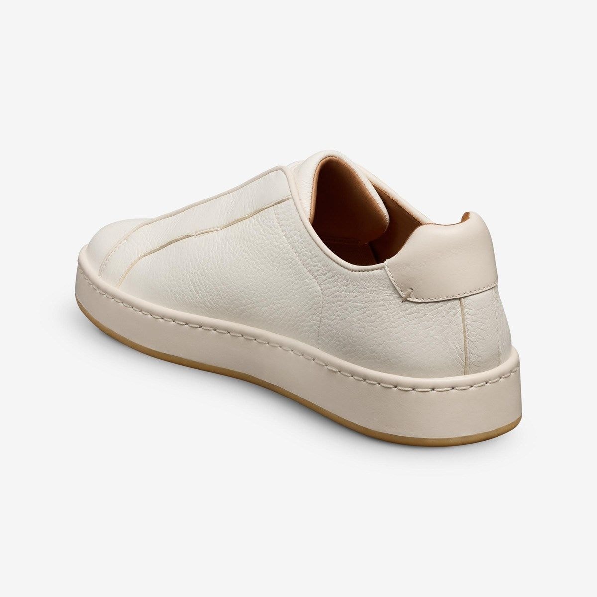Banks Court Slip-on Stretch-lace Sneaker - White Leather