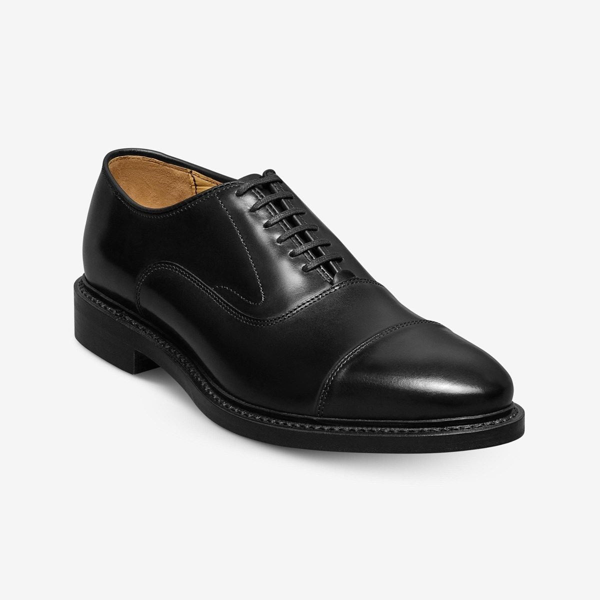 Manhattan Reserve Cap-toe Oxford Dress Shoe - Black Leather