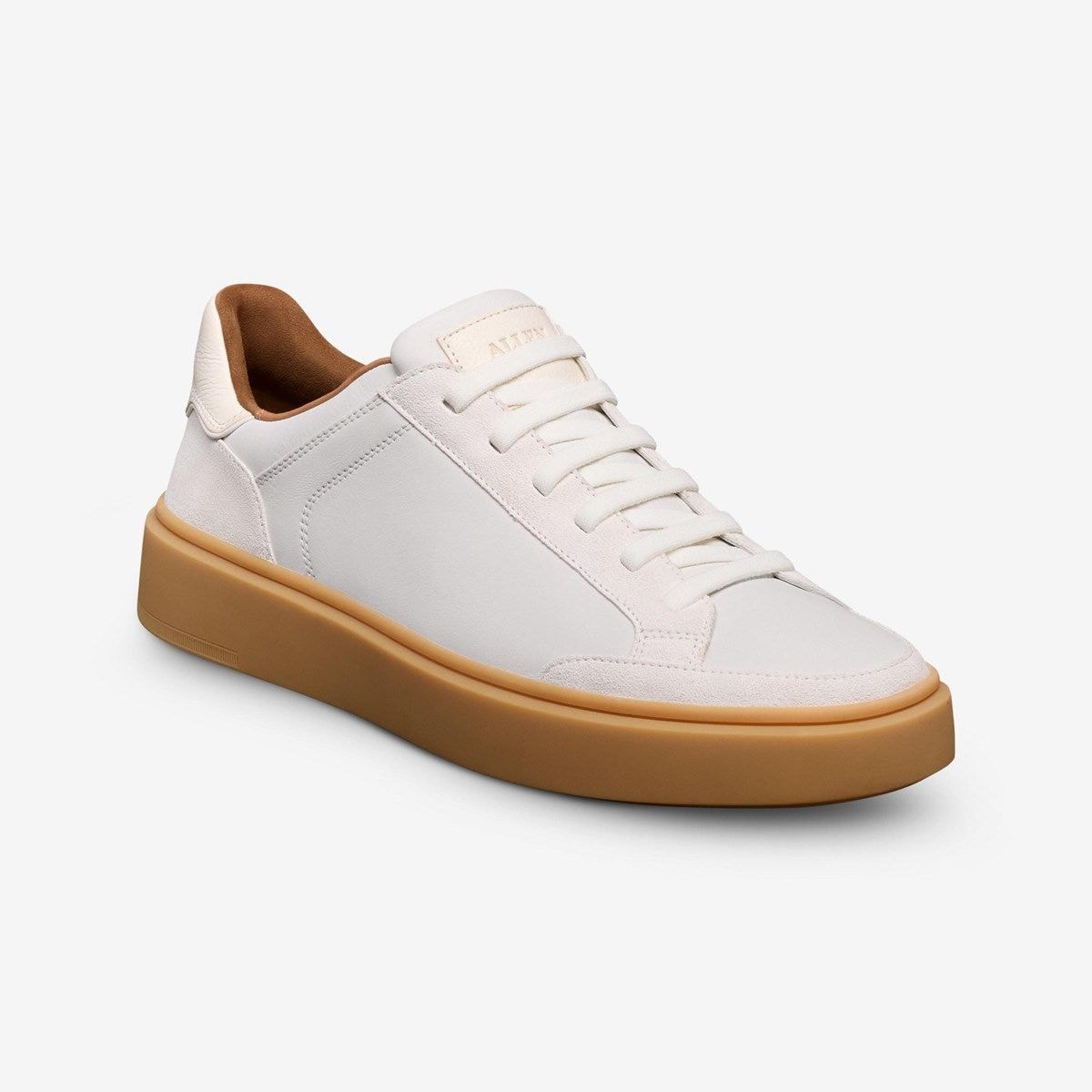 Oliver Slip-on Stretch-lace Sneaker - White Suede