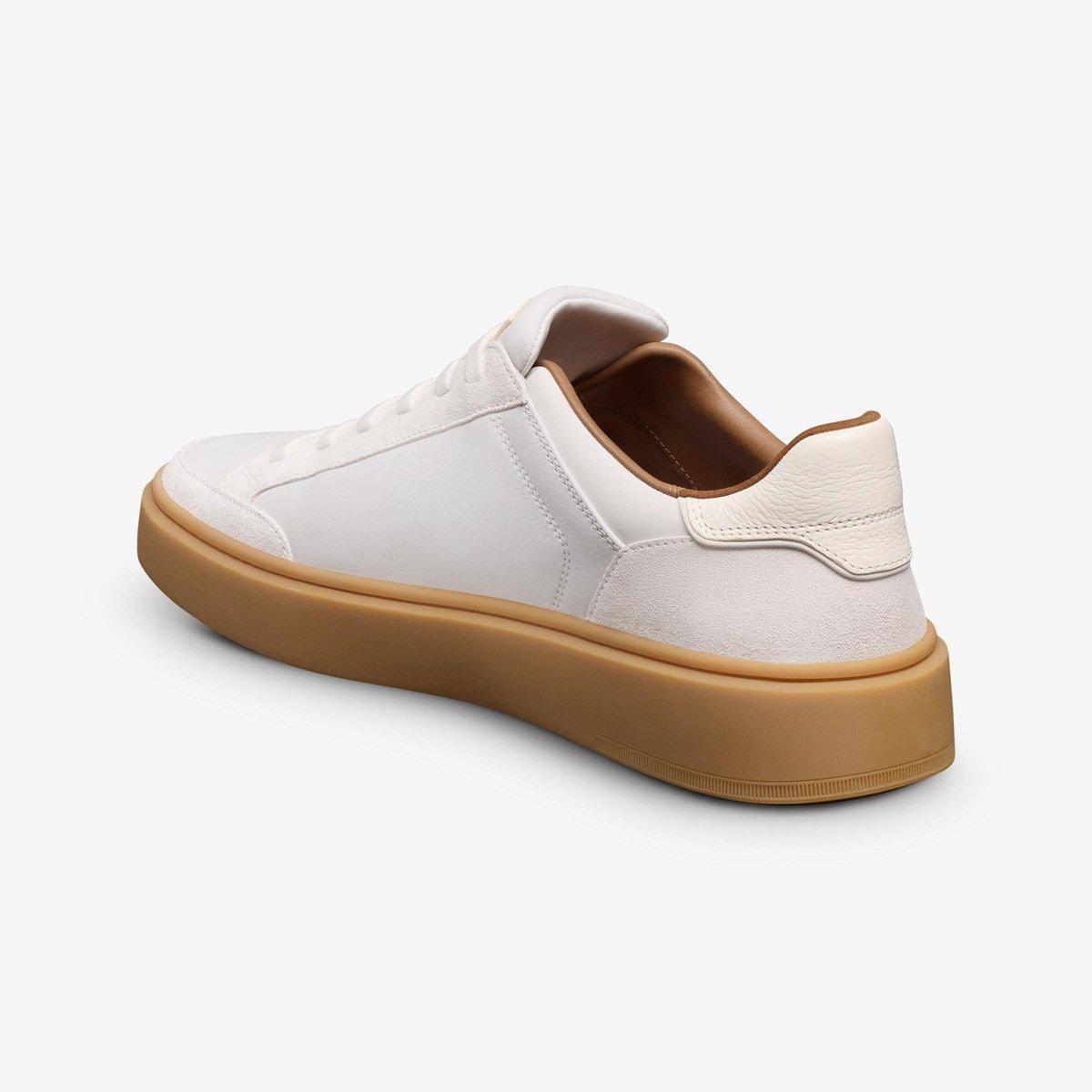 Oliver Slip-on Stretch-lace Sneaker - White Suede