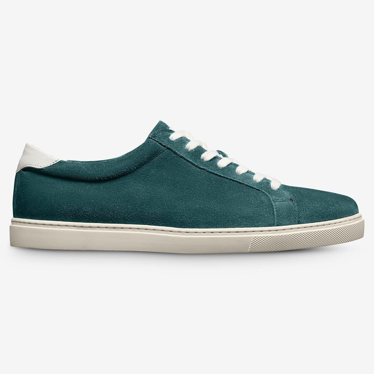 Courtside Lace-up Sneaker - Peacock Teal Suede