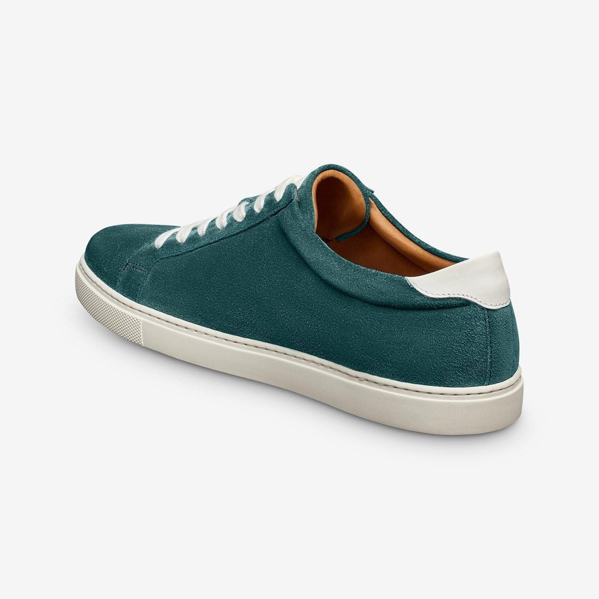 Courtside Lace-up Sneaker - Peacock Teal Suede