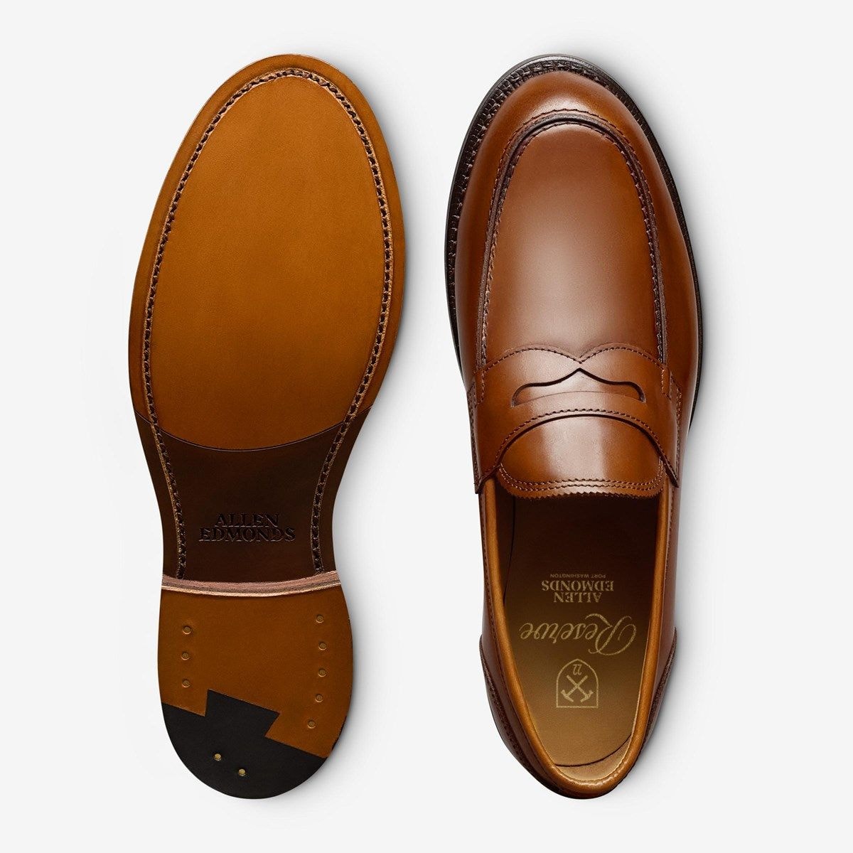 Miller Reserve Penny Loafer - Natural Polished Calf Leather