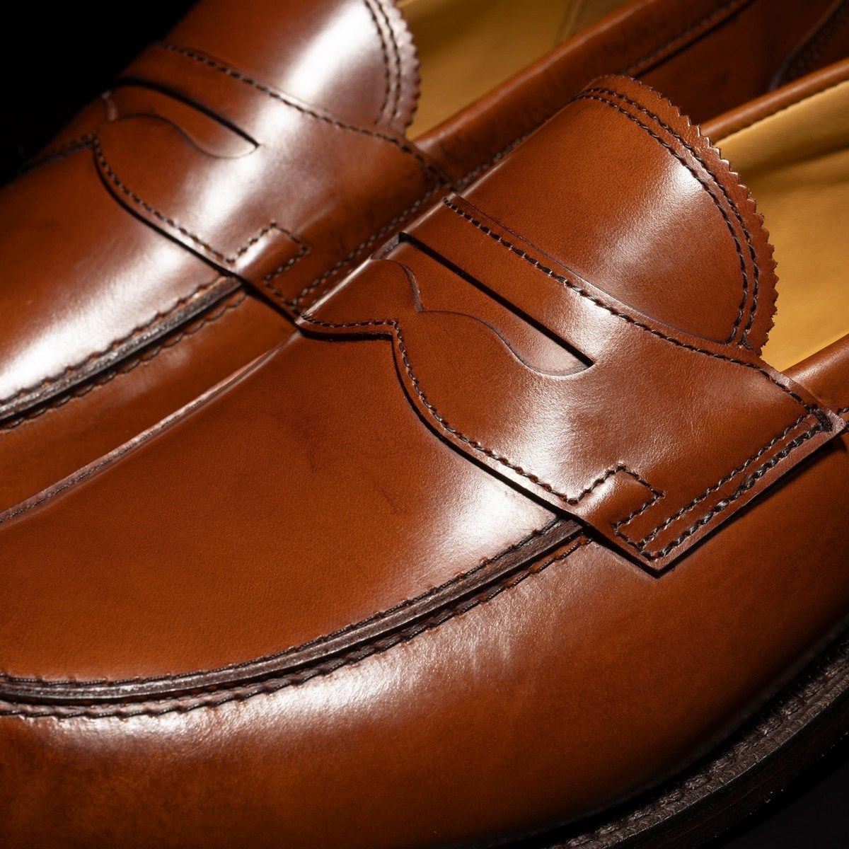 Miller Reserve Penny Loafer - Natural Polished Calf Leather