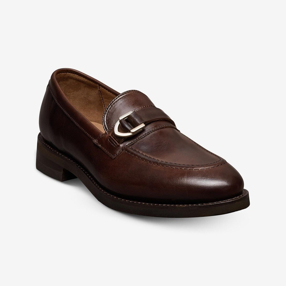 Rollins Buckle Loafer - Dark Brown Leather