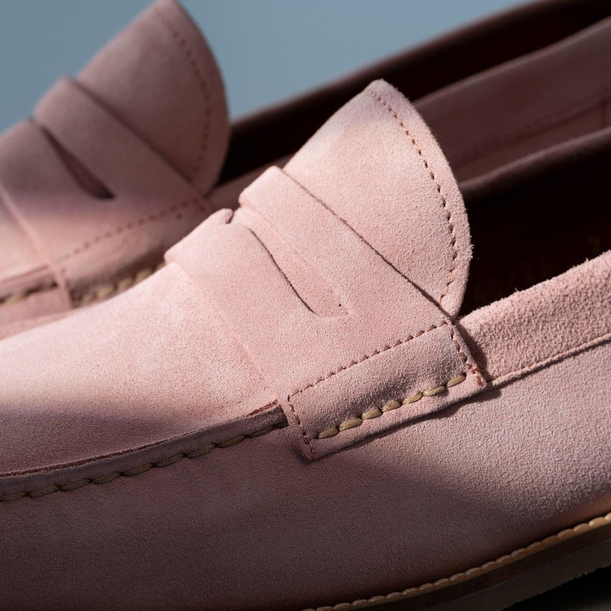 Sorrento Penny Loafer - Light Pink Suede