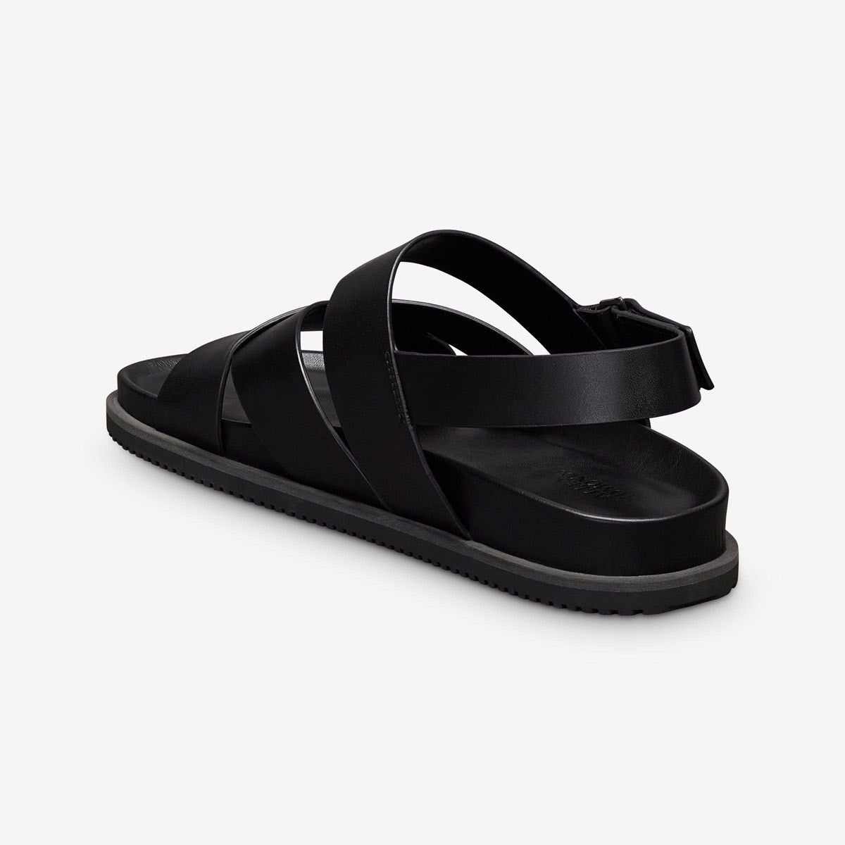 Davenport Sandal - Black Leather
