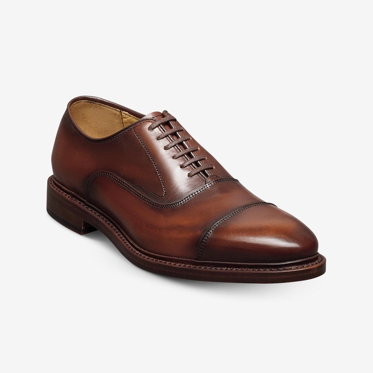Manhattan Reserve Cap-toe Oxford Dress Shoe - Coffee Leather
