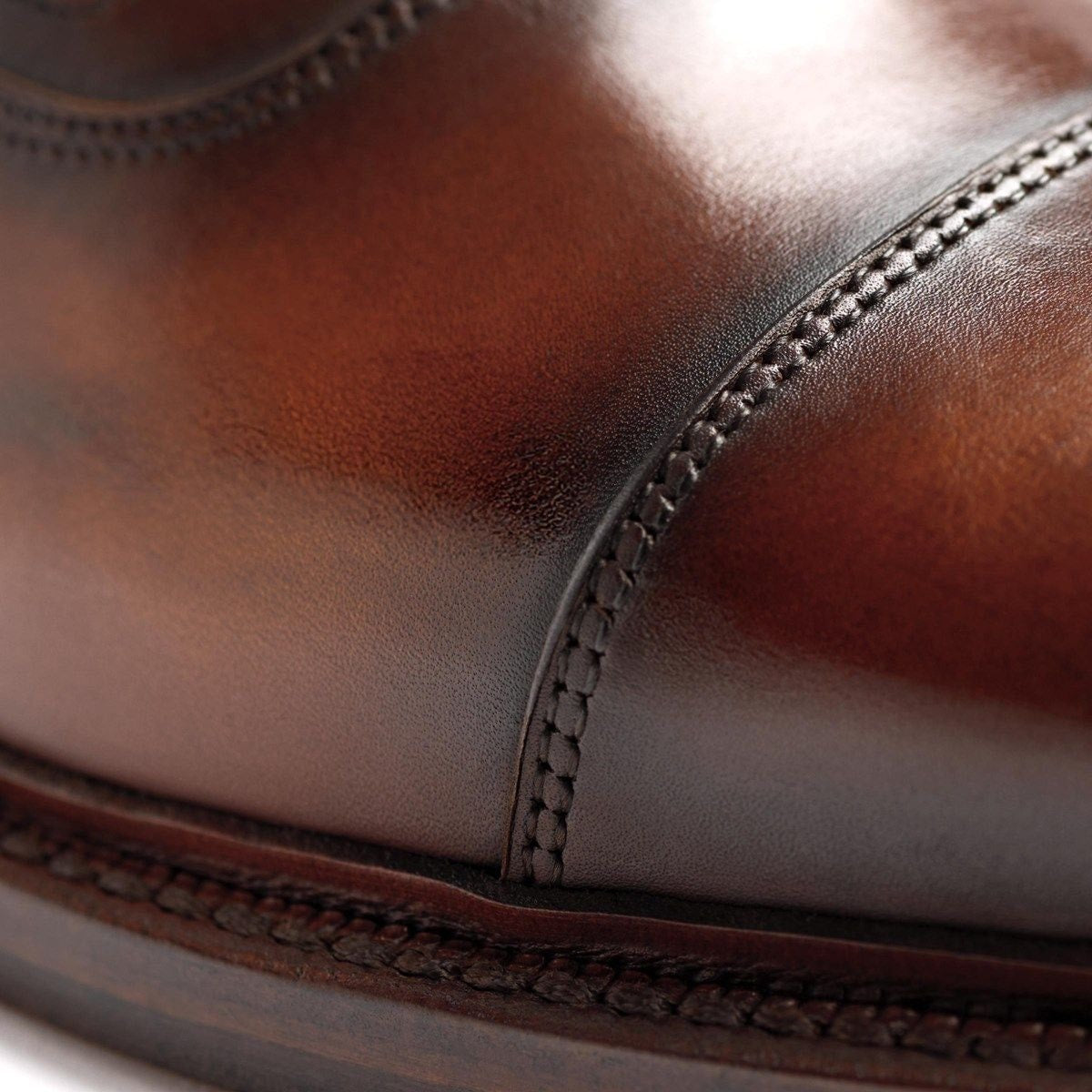 Manhattan Reserve Cap-toe Oxford Dress Shoe - Coffee Leather