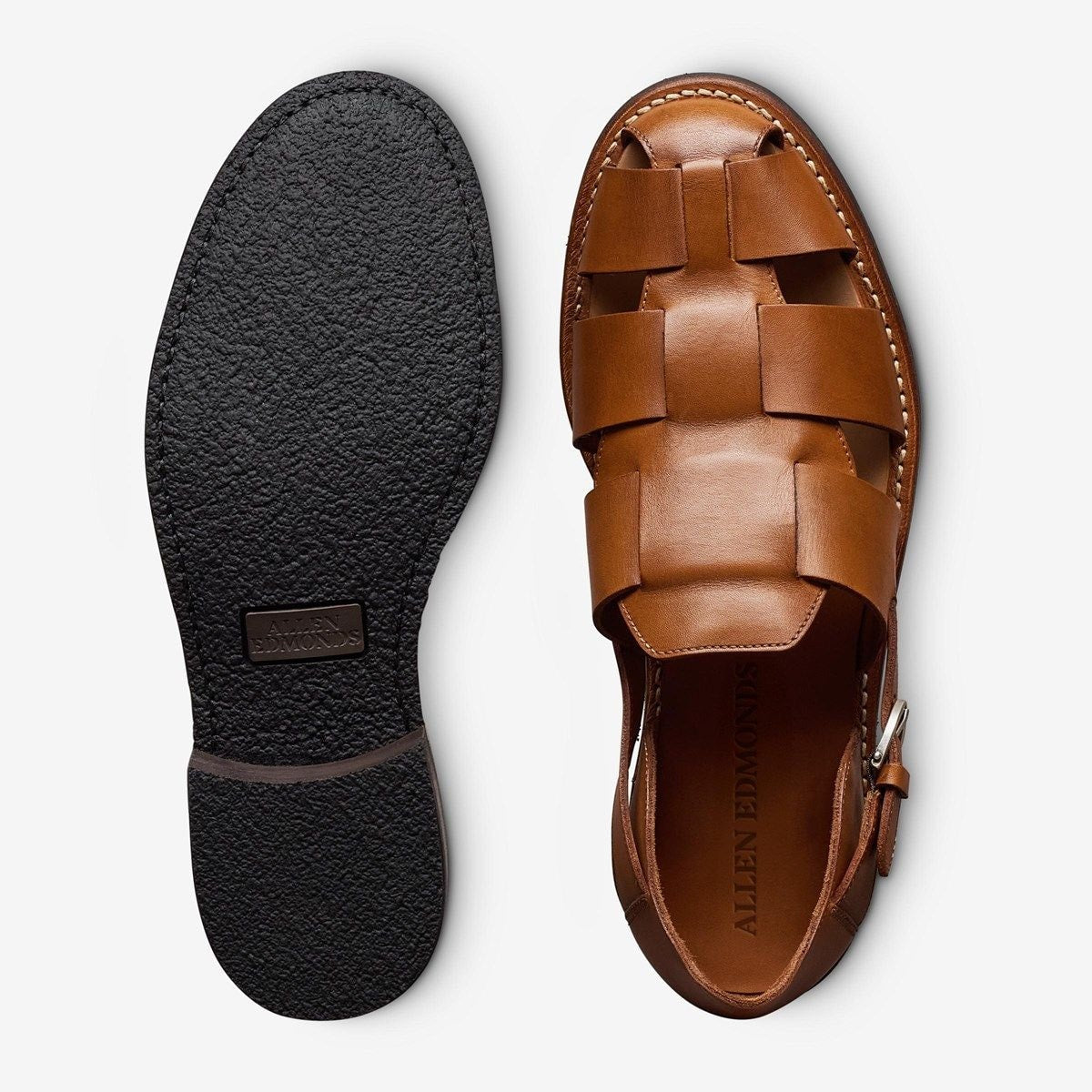 Ravello Fisherman Sandal - Cognac Leather