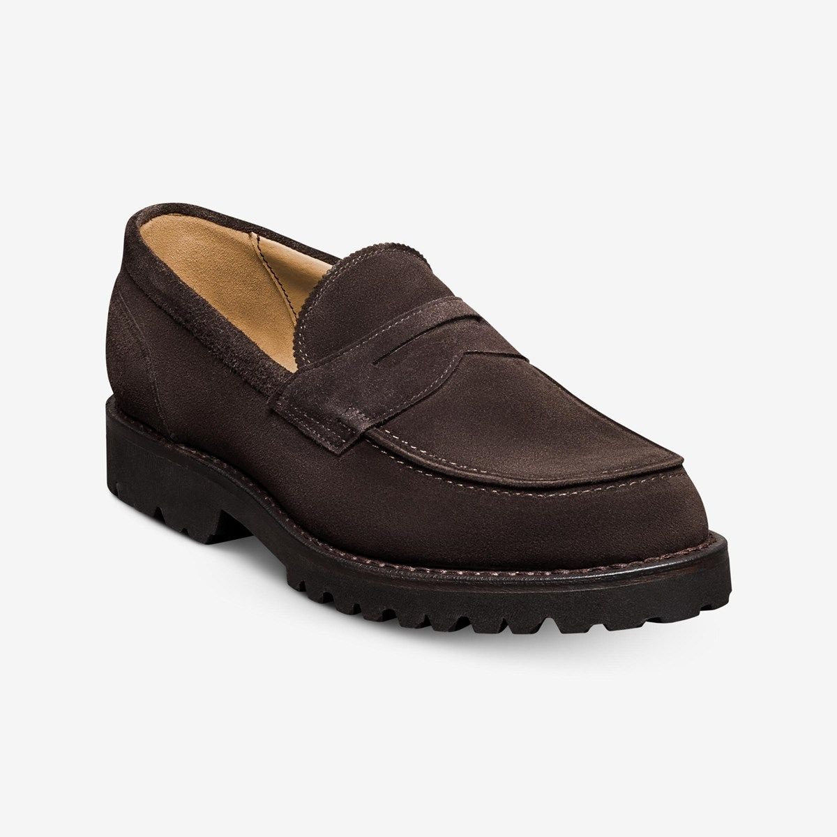 Miller Reserve Lug Penny Loafer - Bitter Chocolate Suede