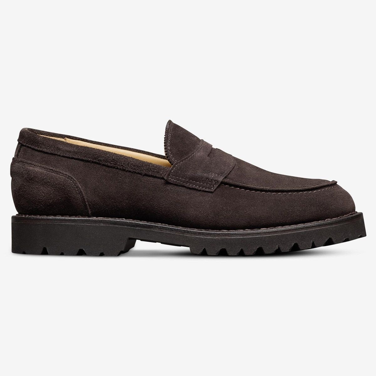 Miller Reserve Lug Penny Loafer - Bitter Chocolate Suede