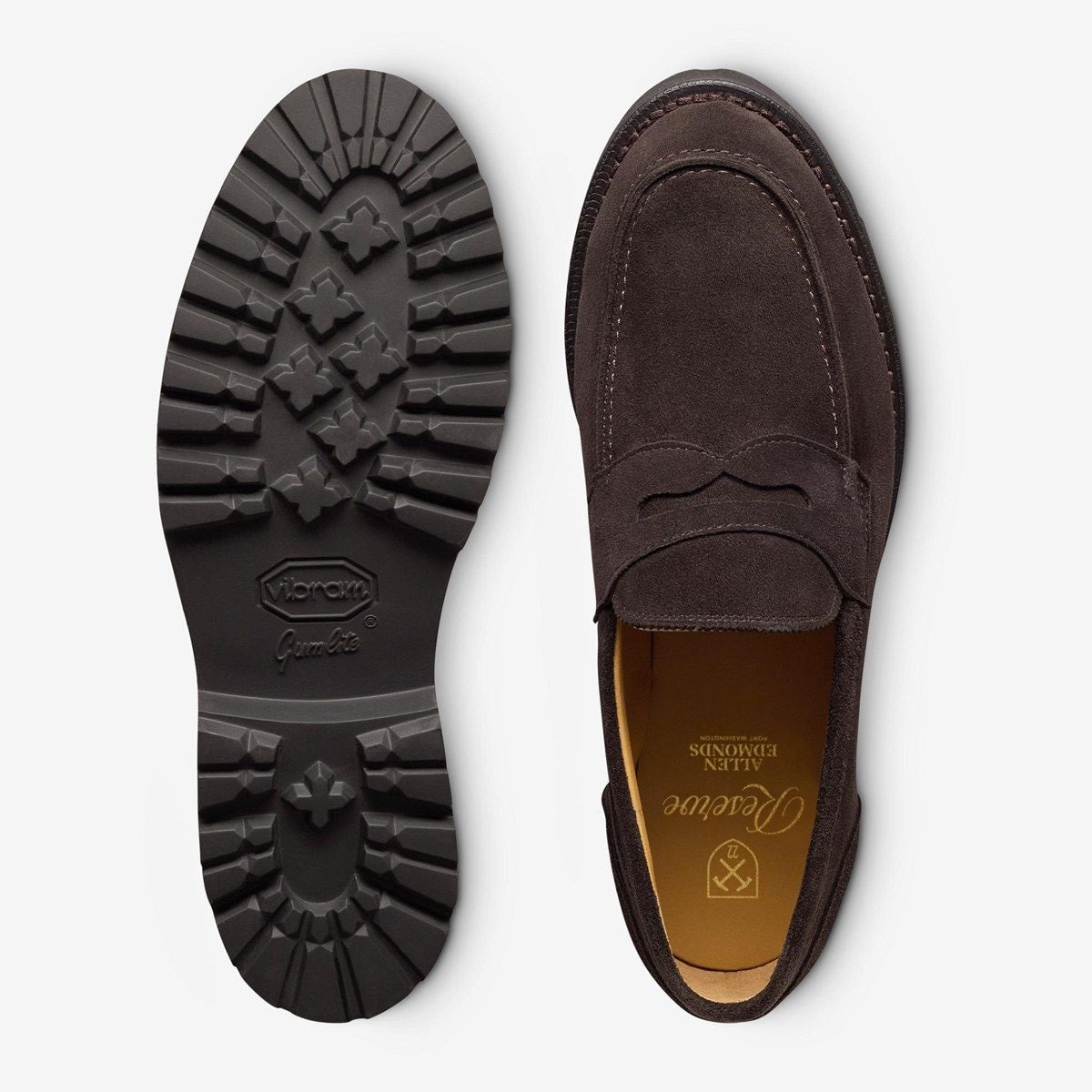 Miller Reserve Lug Penny Loafer - Bitter Chocolate Suede