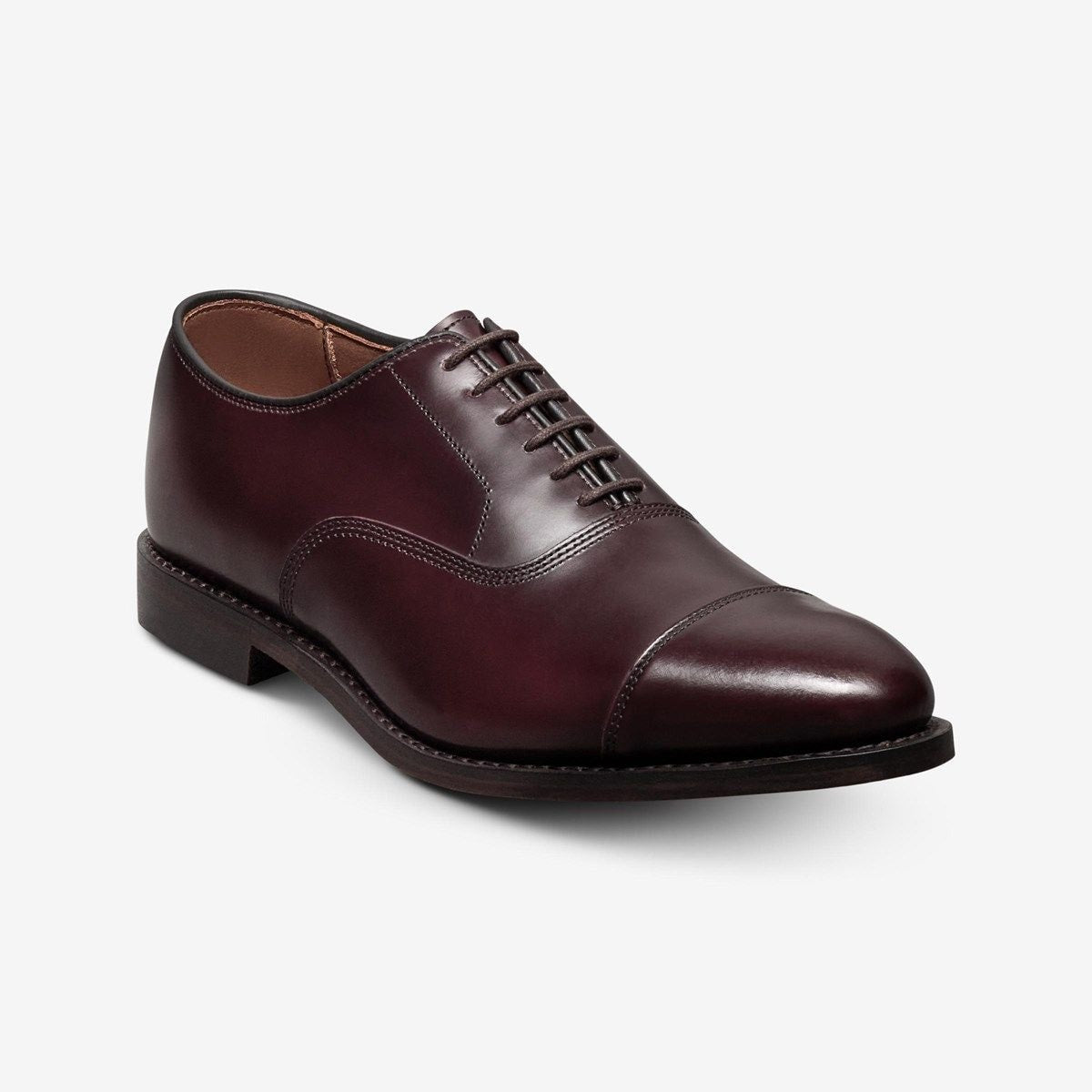 Park Avenue Cap-toe Oxford Dress Shoe - Burgundy Polished Leather