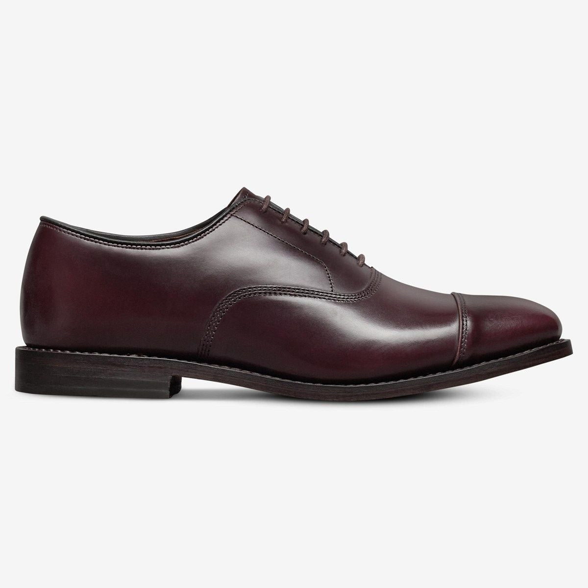 Park Avenue Cap-toe Oxford Dress Shoe - Burgundy Polished Leather