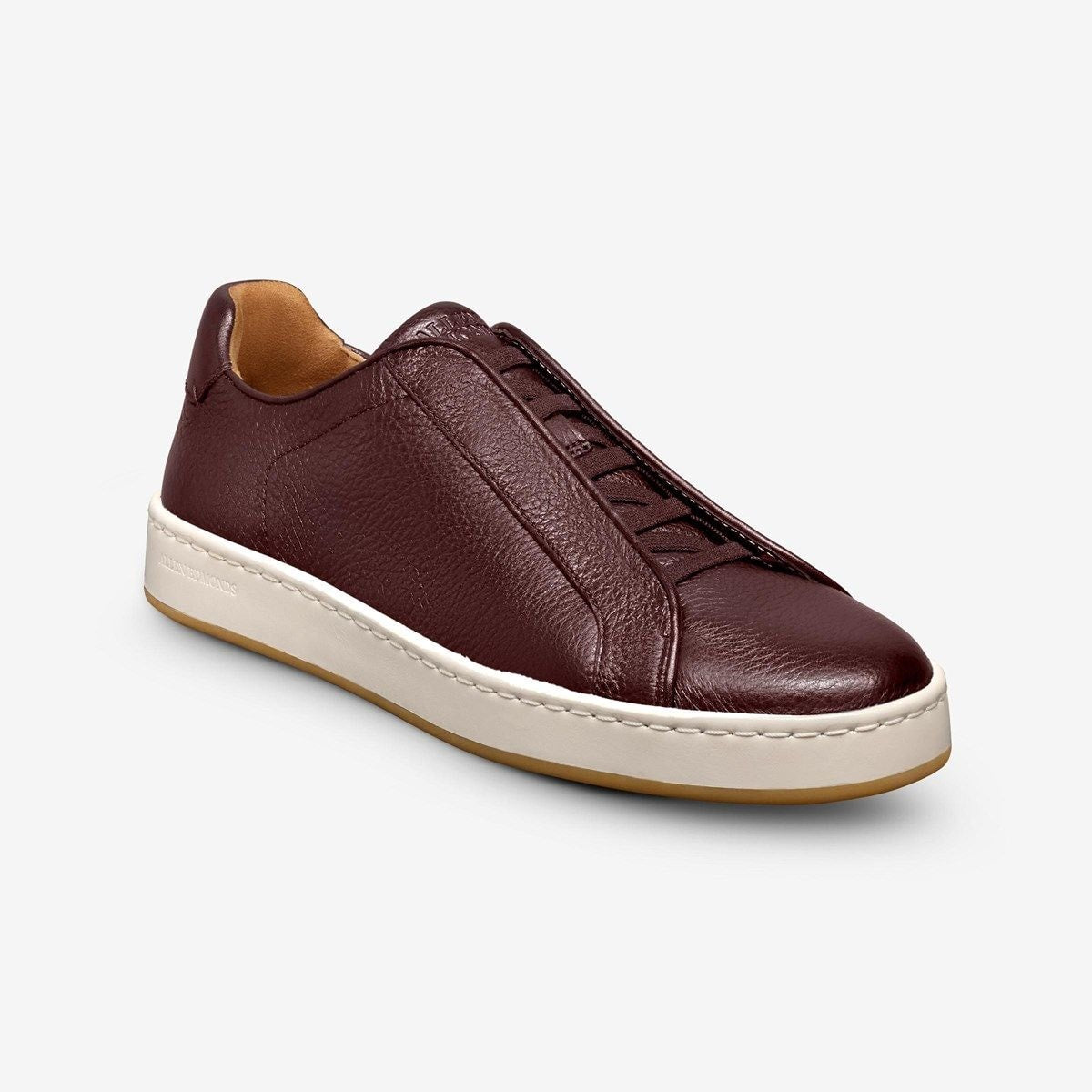 Banks Court Slip-on Stretch-lace Sneaker - Burgundy Leather