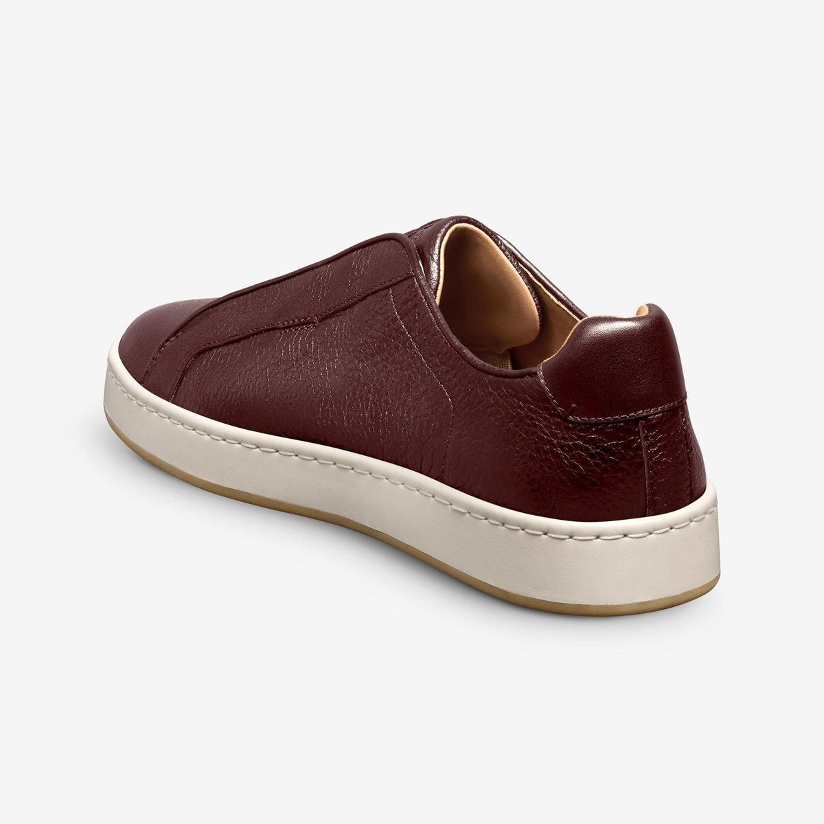 Banks Court Slip-on Stretch-lace Sneaker - Burgundy Leather