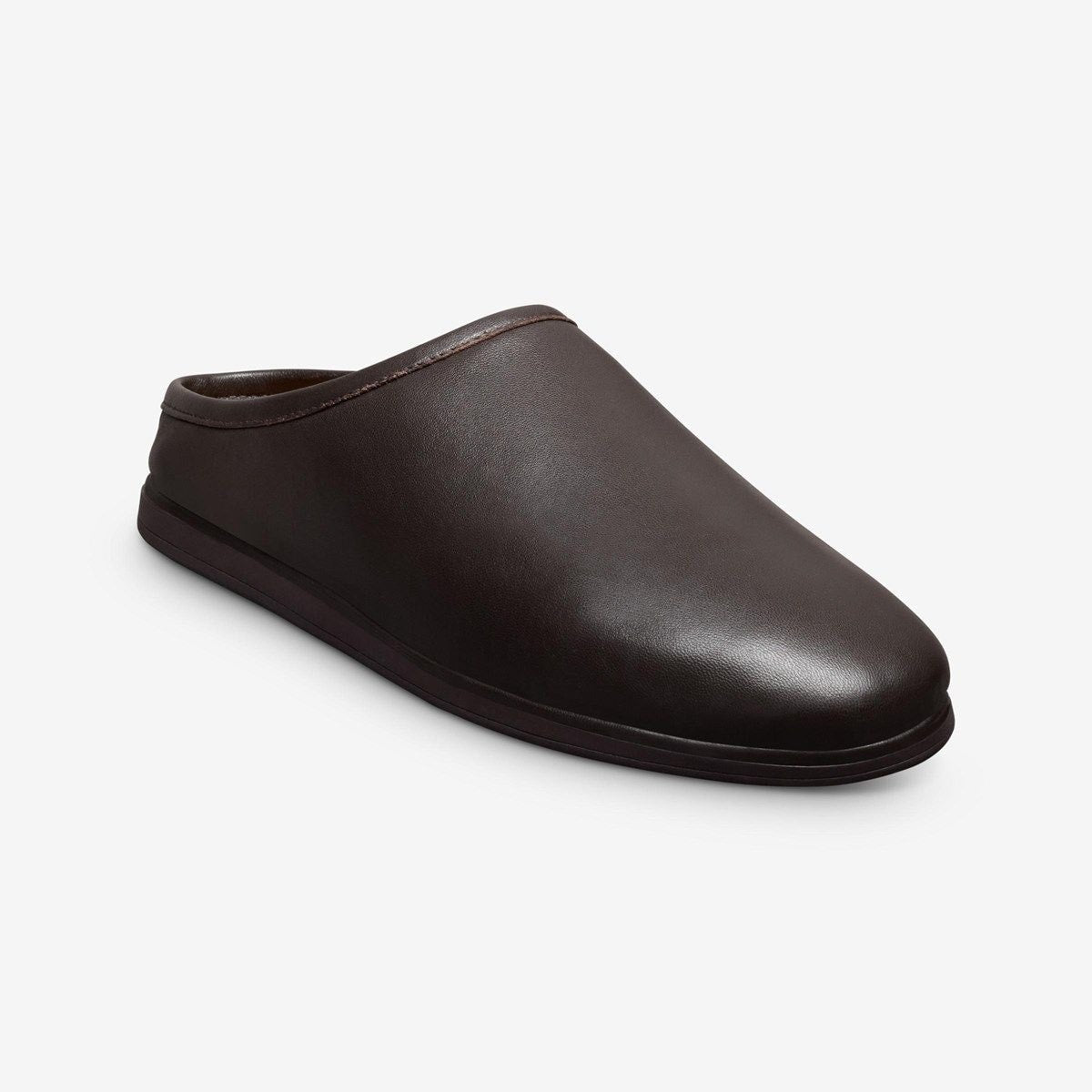 Soren Mule Slipper - Brown Leather