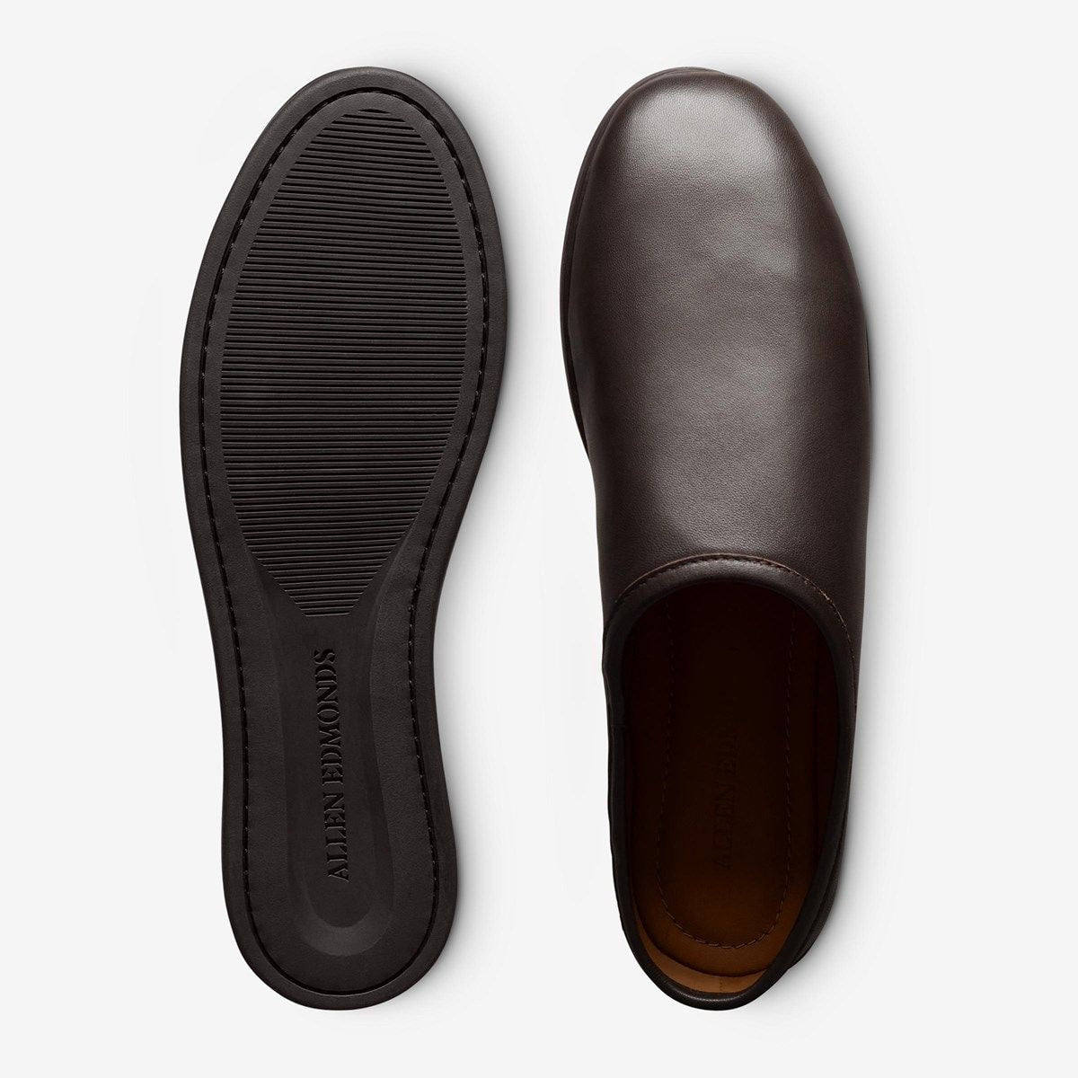 Soren Mule Slipper - Brown Leather