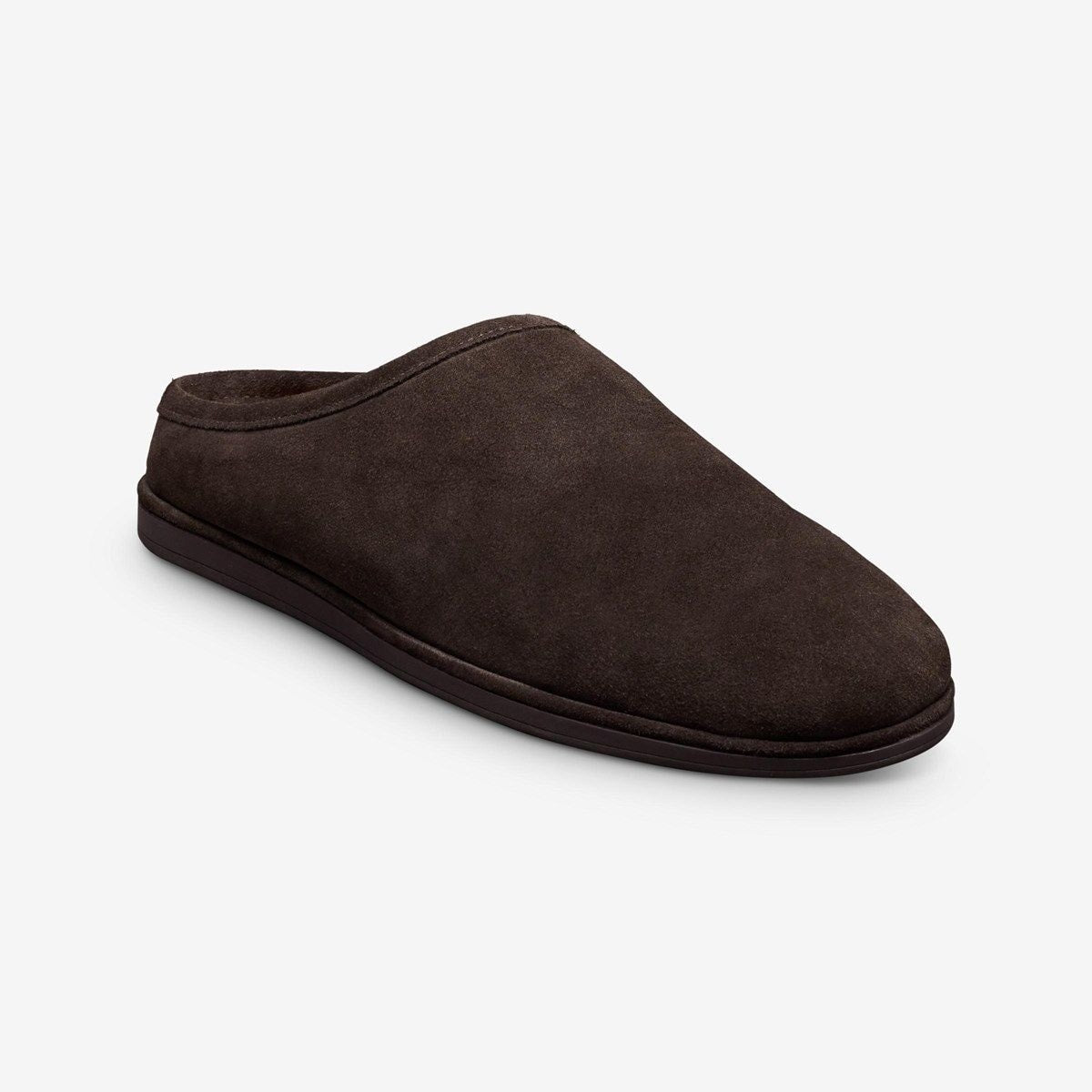 Soren Mule Slipper - Bitter Chocolate Suede